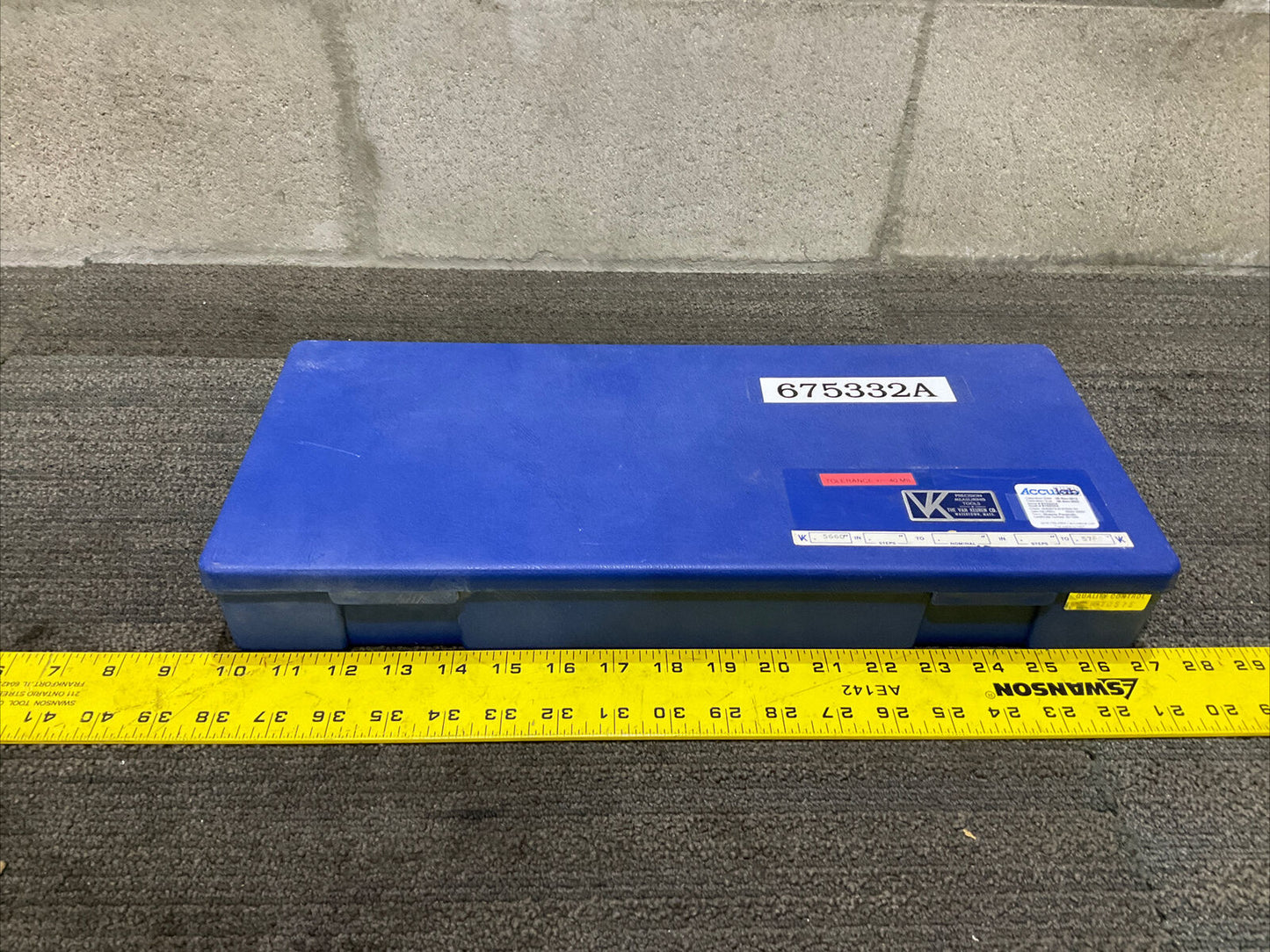 VAN KEUREN .5660-.5900 17 PIECE PIN GAUGE SET 333