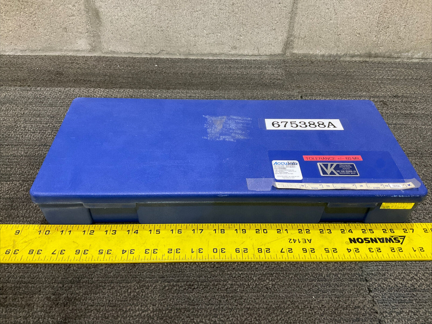 VAN KEUREN .9020-.9260 17 PIECE PIN GAUGE SET 333