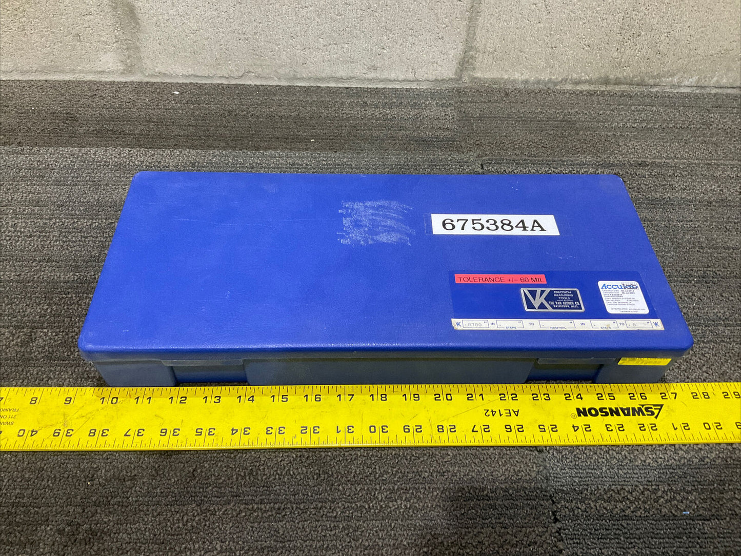 VAN KEUREN .8780-.9020 17 PIECE PIN GAUGE SET 333