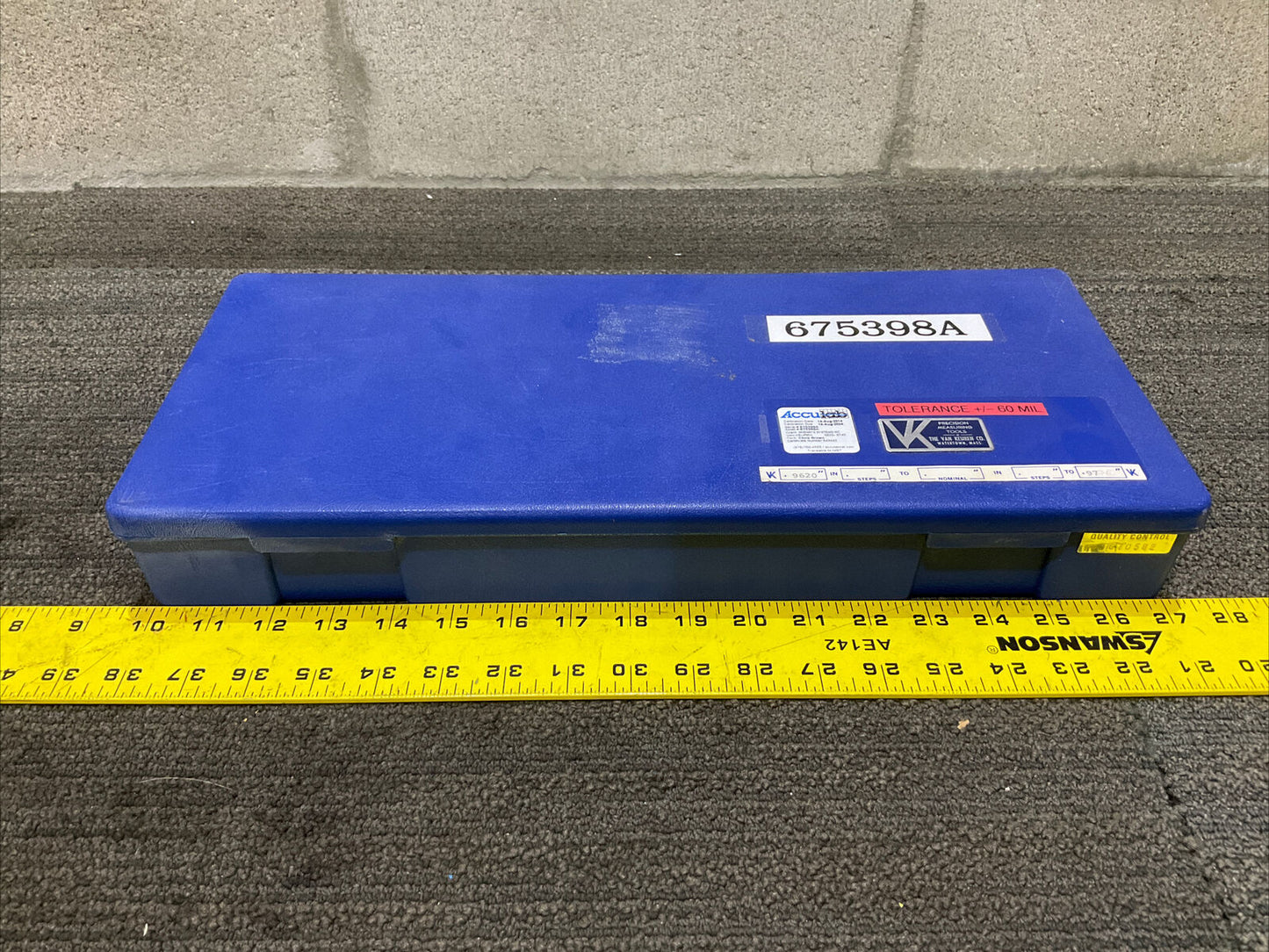 VAN KEUREN .9620-.9740 9 PIECE PUN GAUGE SET 333