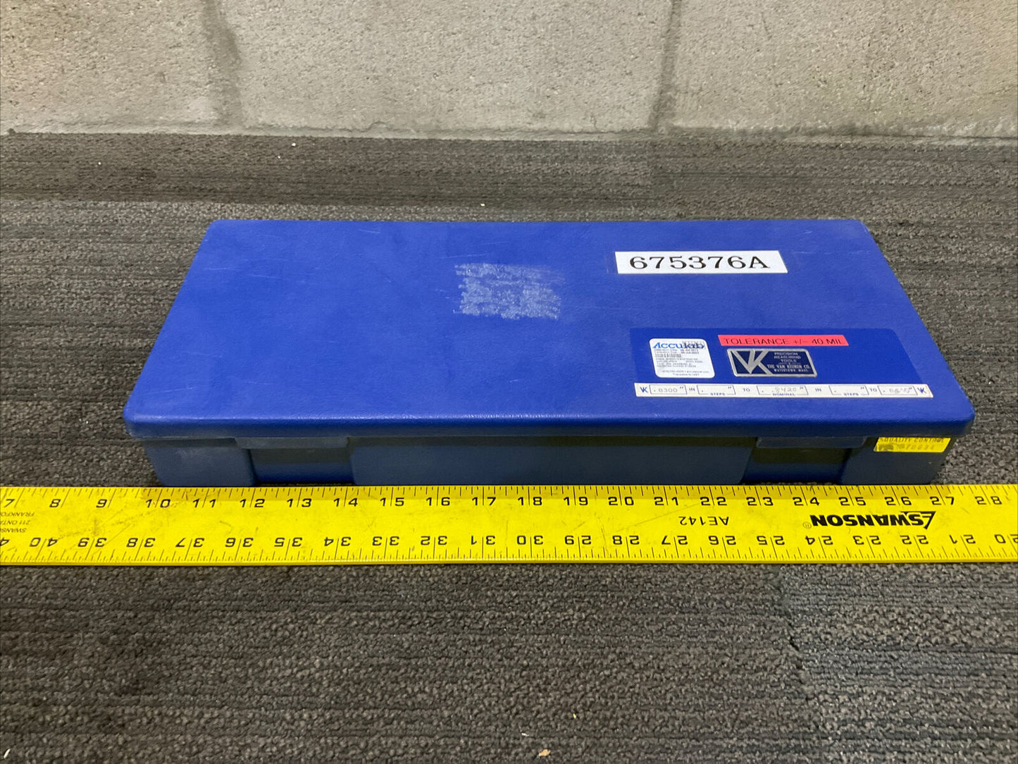 VAN KEUREN .8300-.8540 17 PIECE PIN GAUGE SET 333