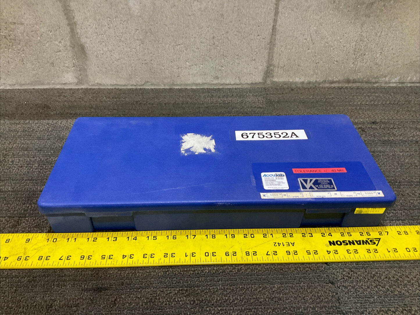 VAN KEIREN .6860-.7100 17 PIECE PIN GAUGE SET 333