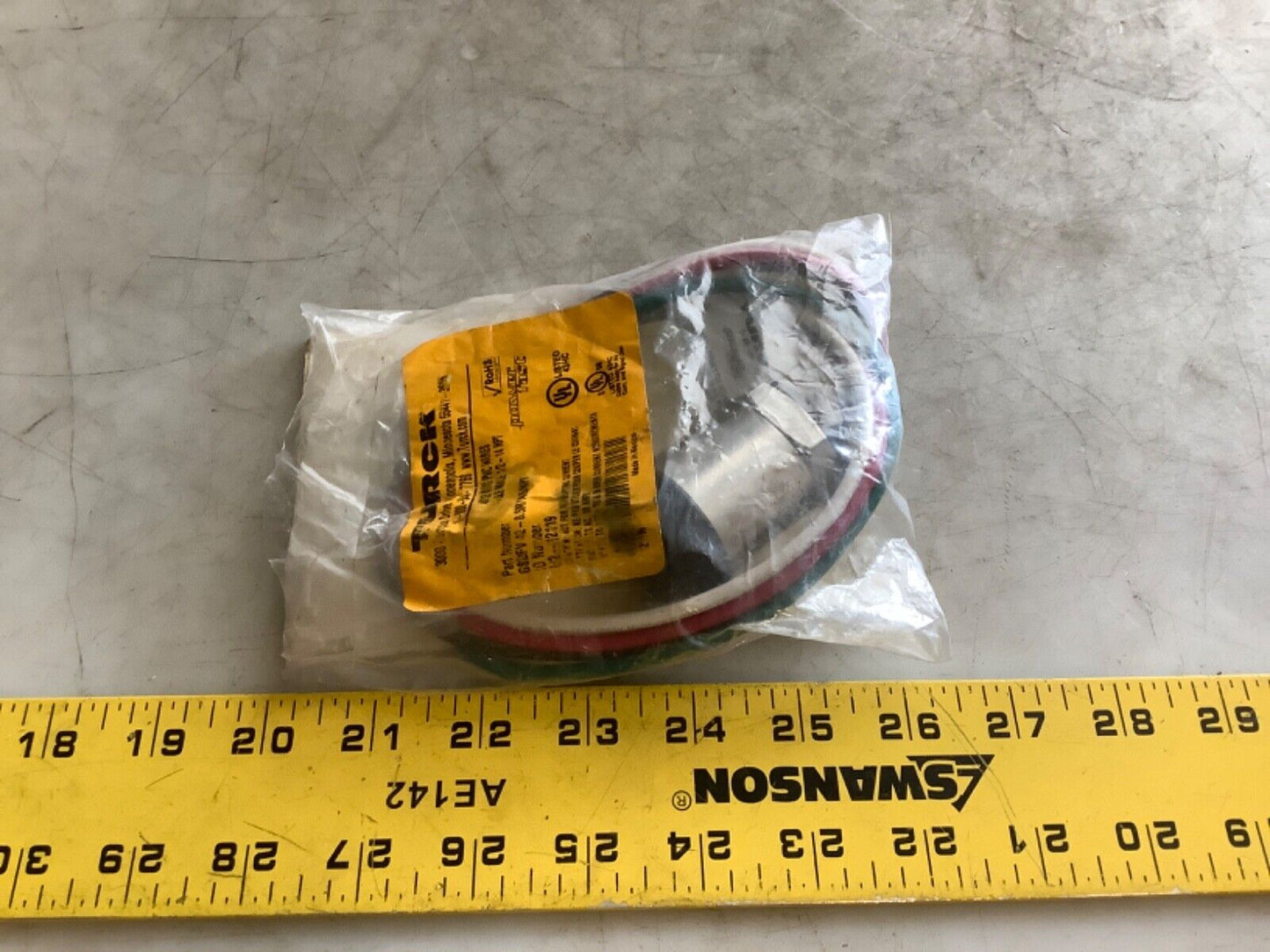 TURCK GSDFV 42-0.5M/14.5/NPT PLUG RECEPTACLE 4 POLE 4X12 AWG 1/2-14 NPT 222