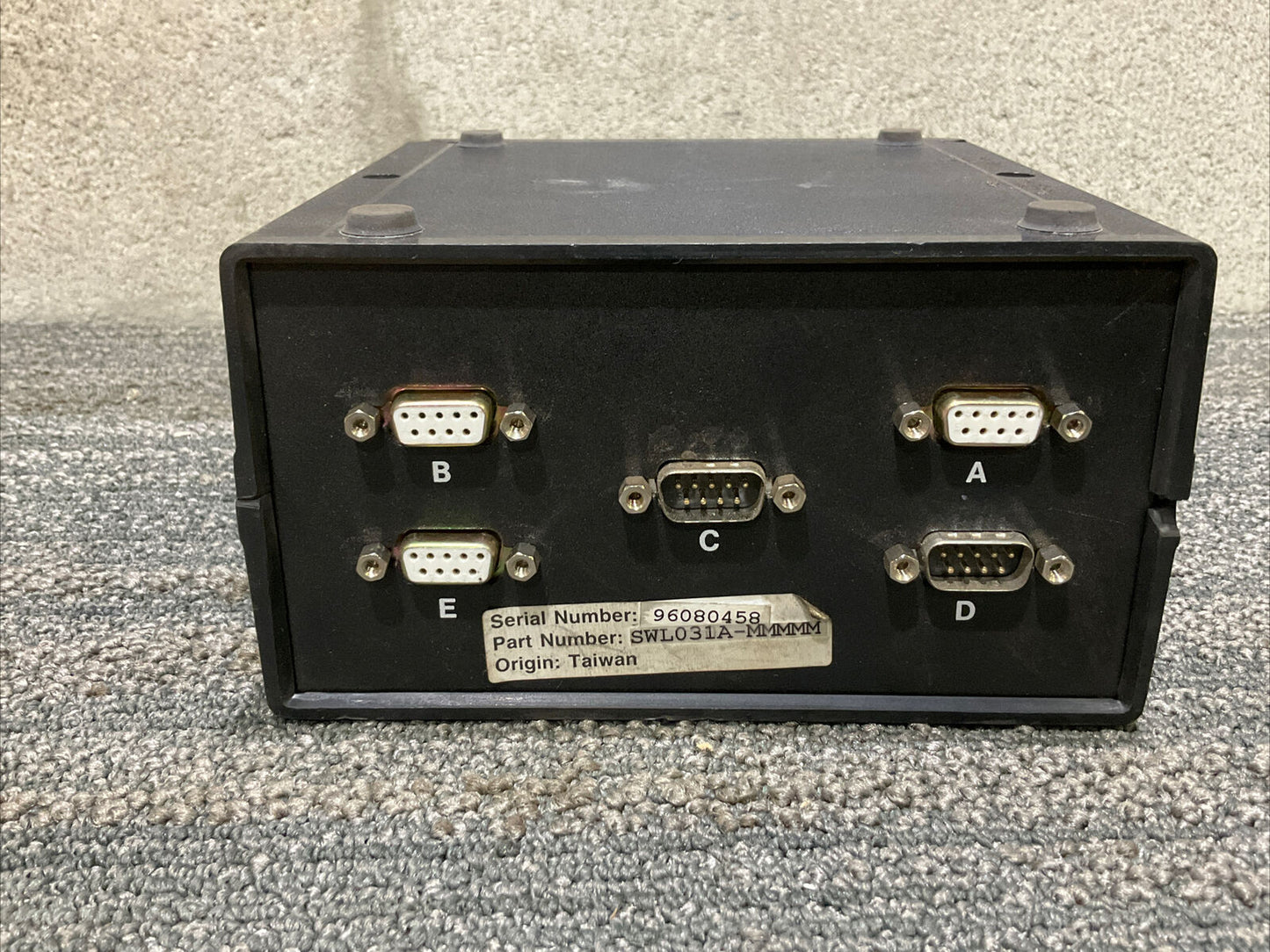 BLACK BOX SWL031A-MMMM ABCDE SWITCH 222