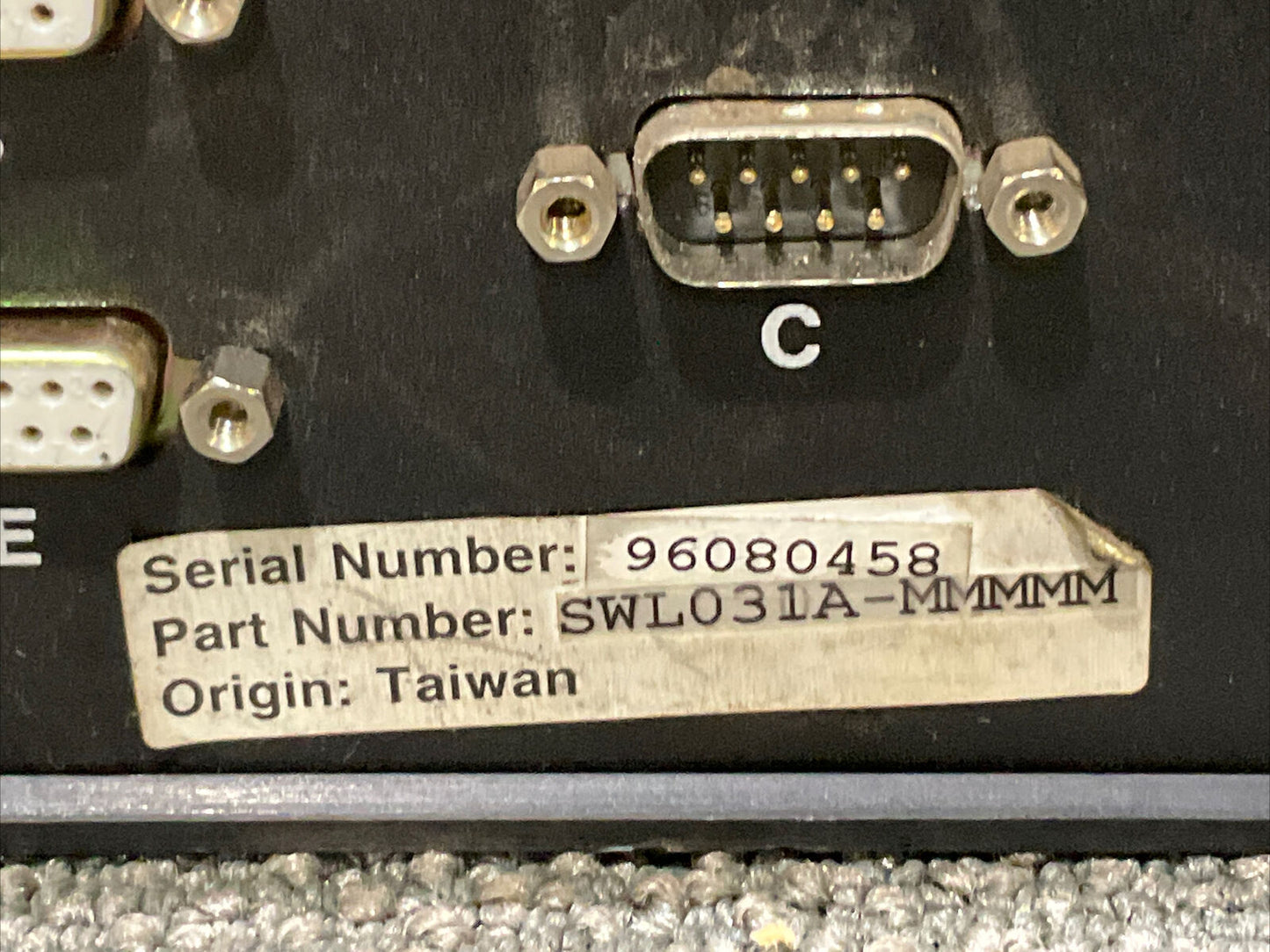 BLACK BOX SWL031A-MMMM ABCDE SWITCH 222