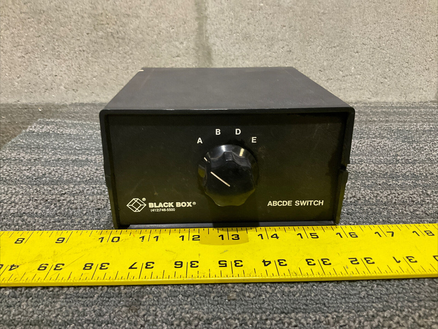 BLACK BOX SWL031A-MMMM ABCDE SWITCH 222