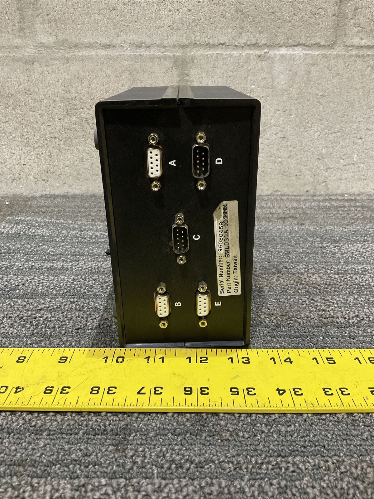 BLACK BOX SWL031A-MMMM ABCDE SWITCH 222