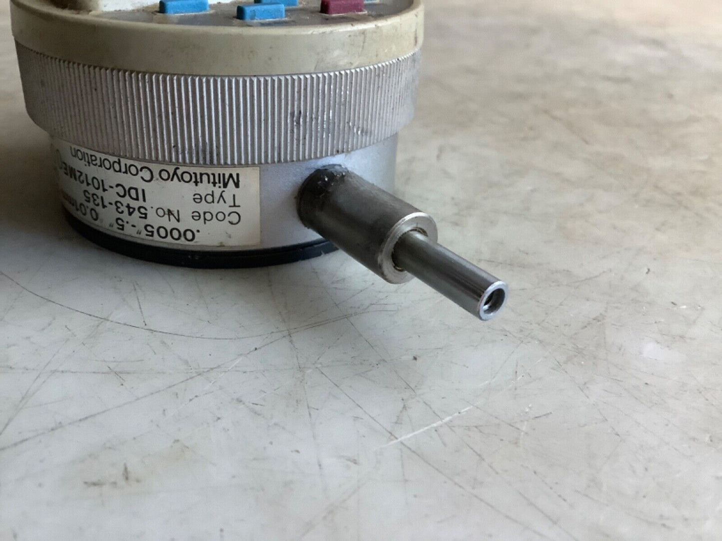 MITUTOYO 543-135 IDC-1012ME ELECTRONIC DIAL INDICATOR 0.0005-0.5IN