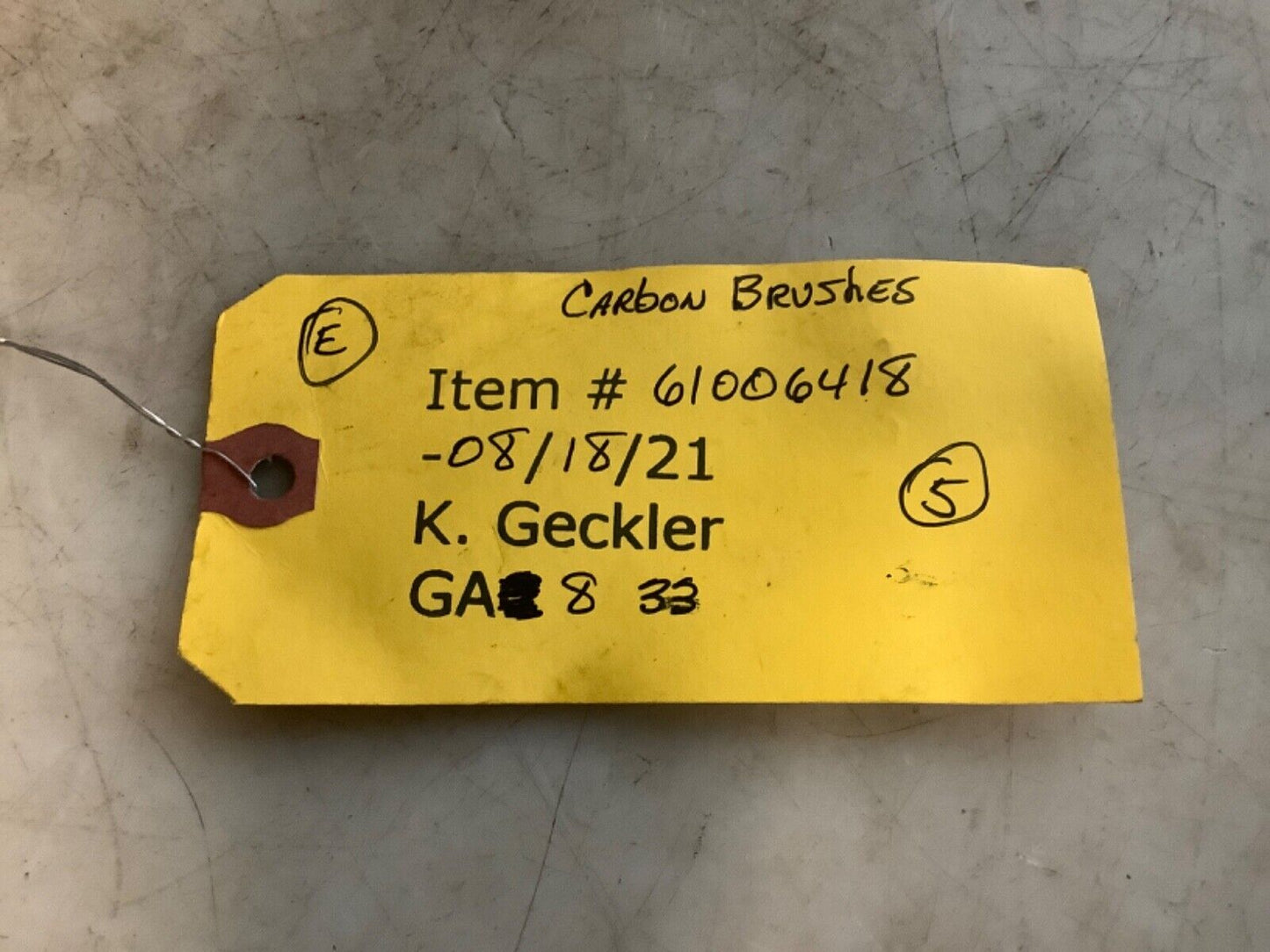 NATIONAL AX5 CARBON BRUSH - LOT OF 5