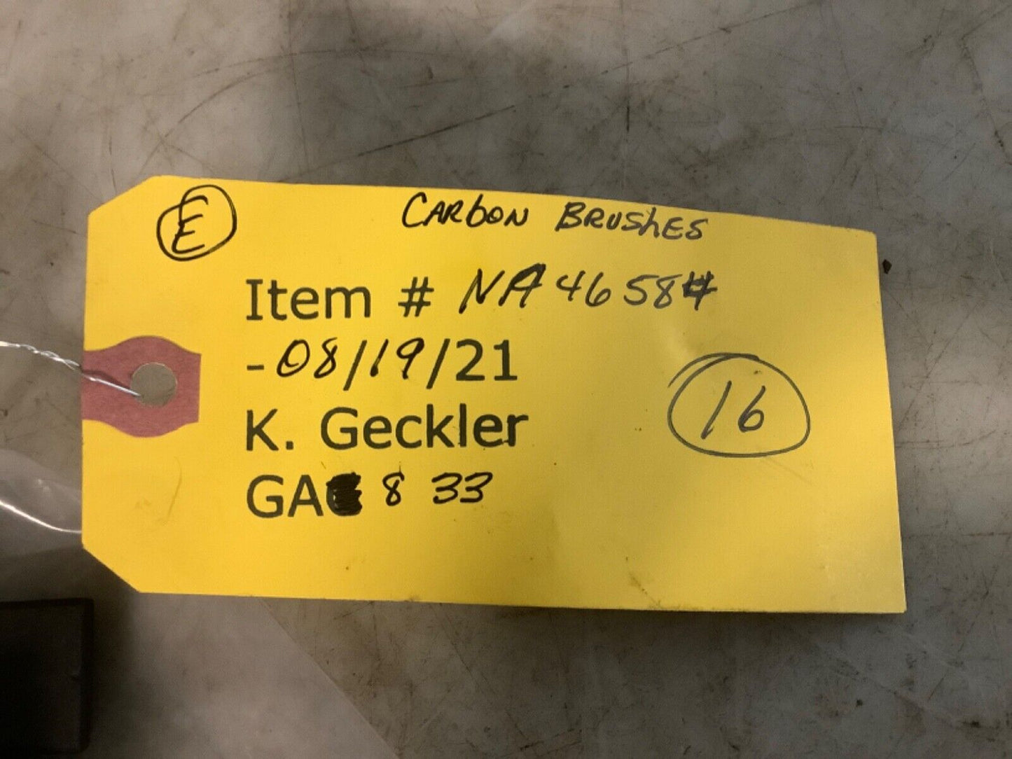 NATIONAL NA46584 CARBON BRUSH - LOT OF 16