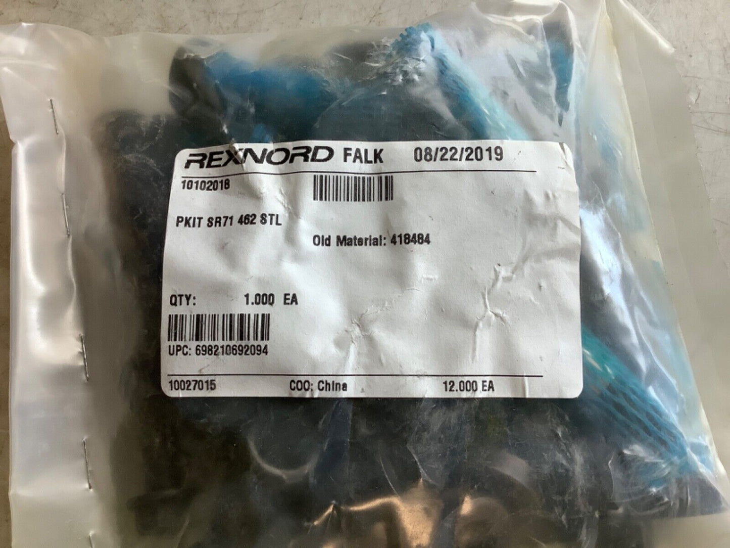 REXNORD PKIT SR71 462 STL 418484 COUPLING PART KIT 678