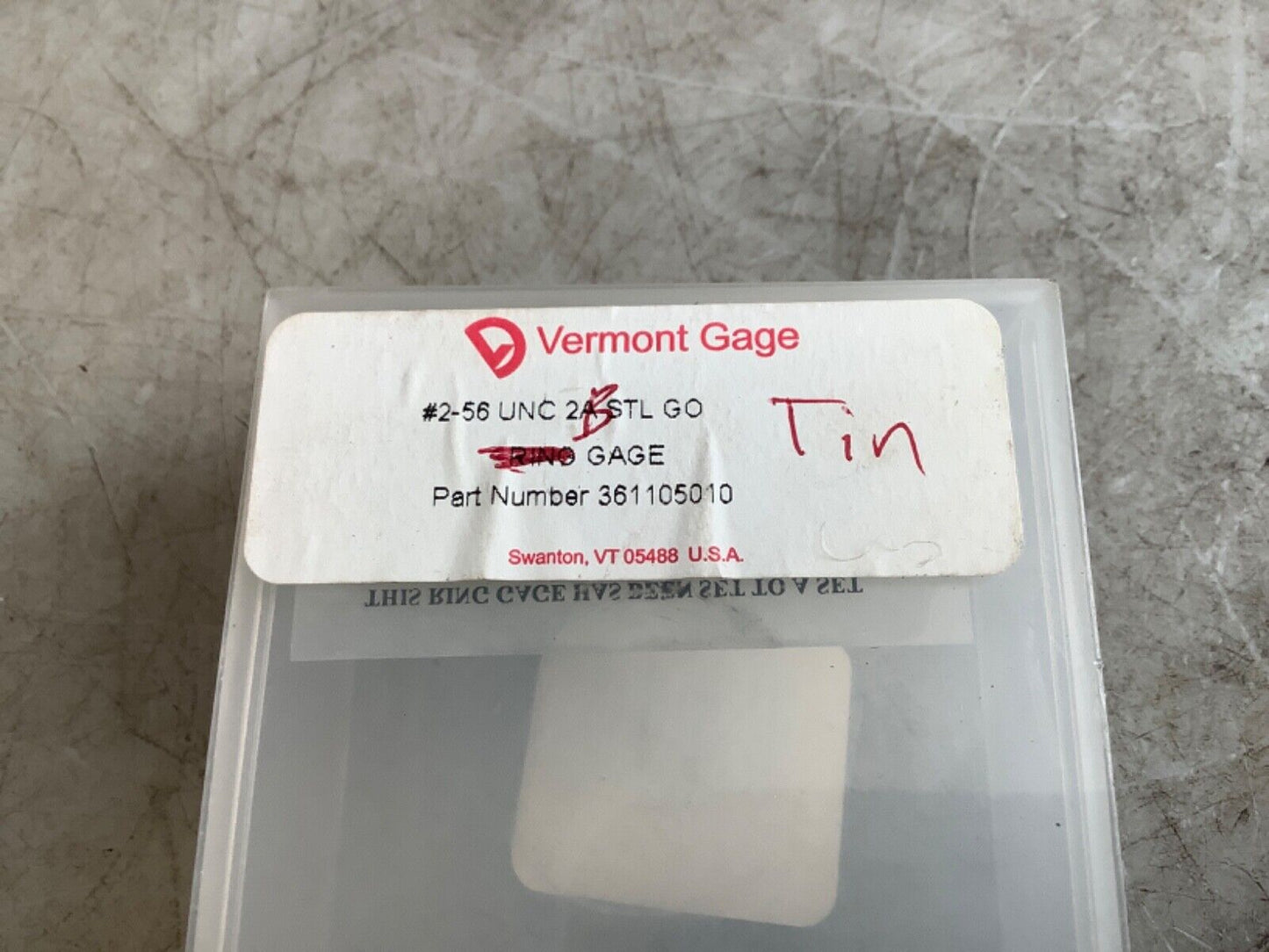 SWANSON 2-56 UNC 2B THREAD PLUG TAP GO PD .0744 333 - LOT OF 2