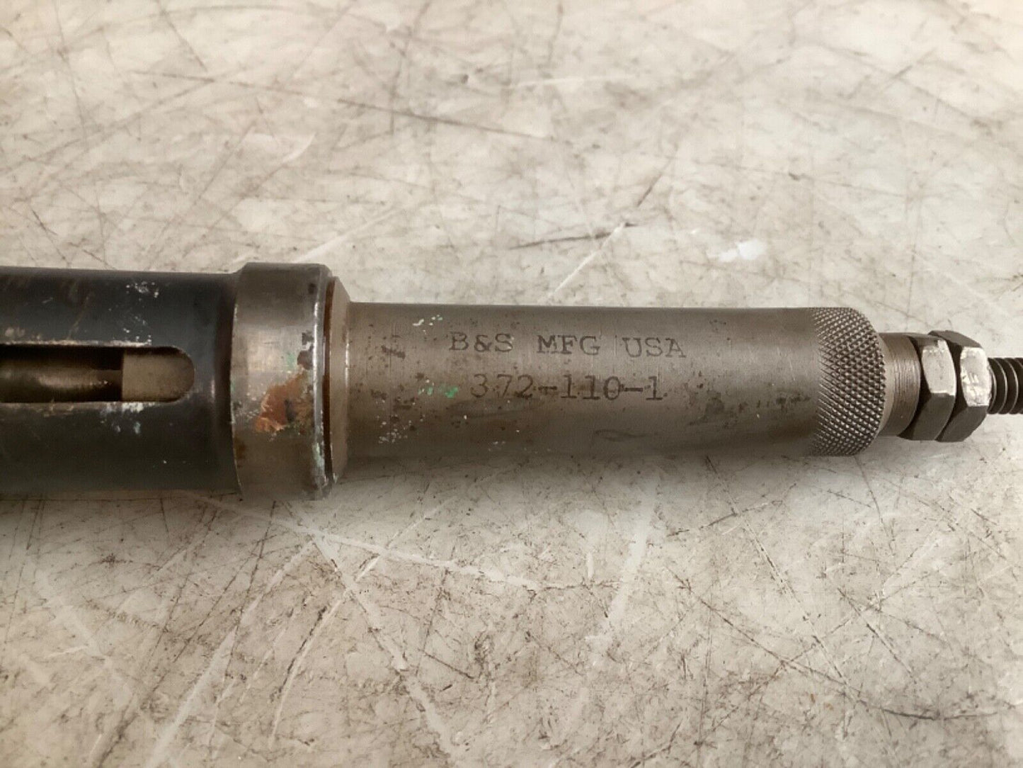 BROWN & SHARPE 372-110-1 SPRING EJECTOR STOP W/ HARDINGE 10Y COLLET 9/64IN 333