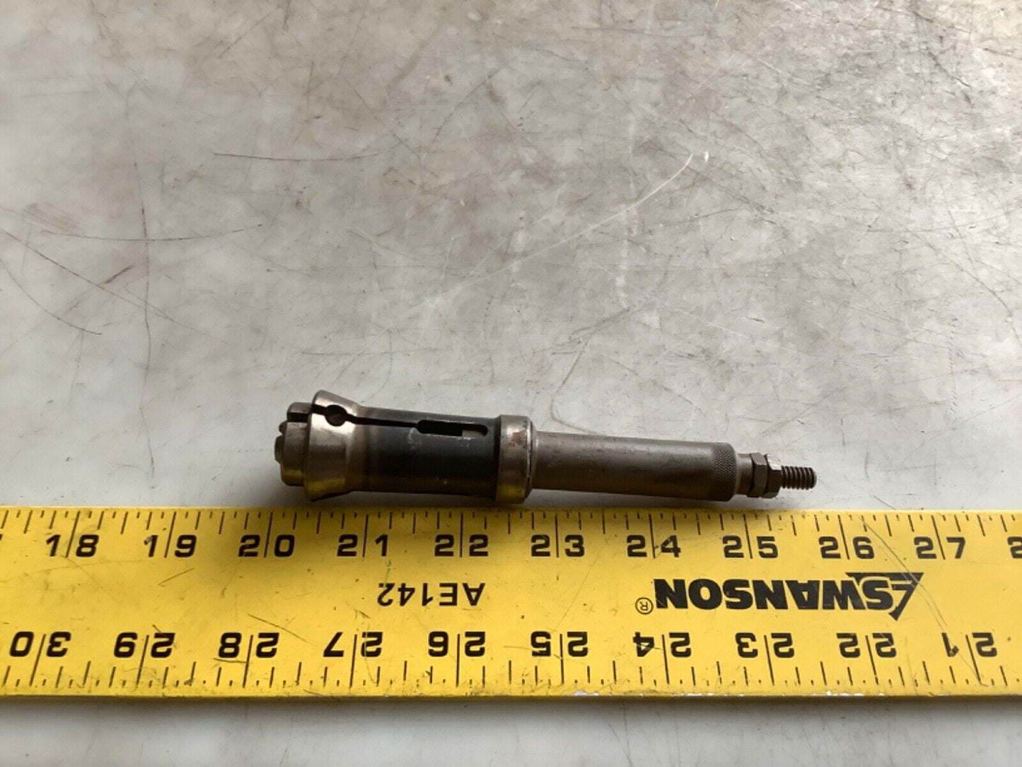 BROWN & SHARPE 372-110-1 SPRING EJECTOR STOP W/ HARDINGE 10Y COLLET 9/64IN 333