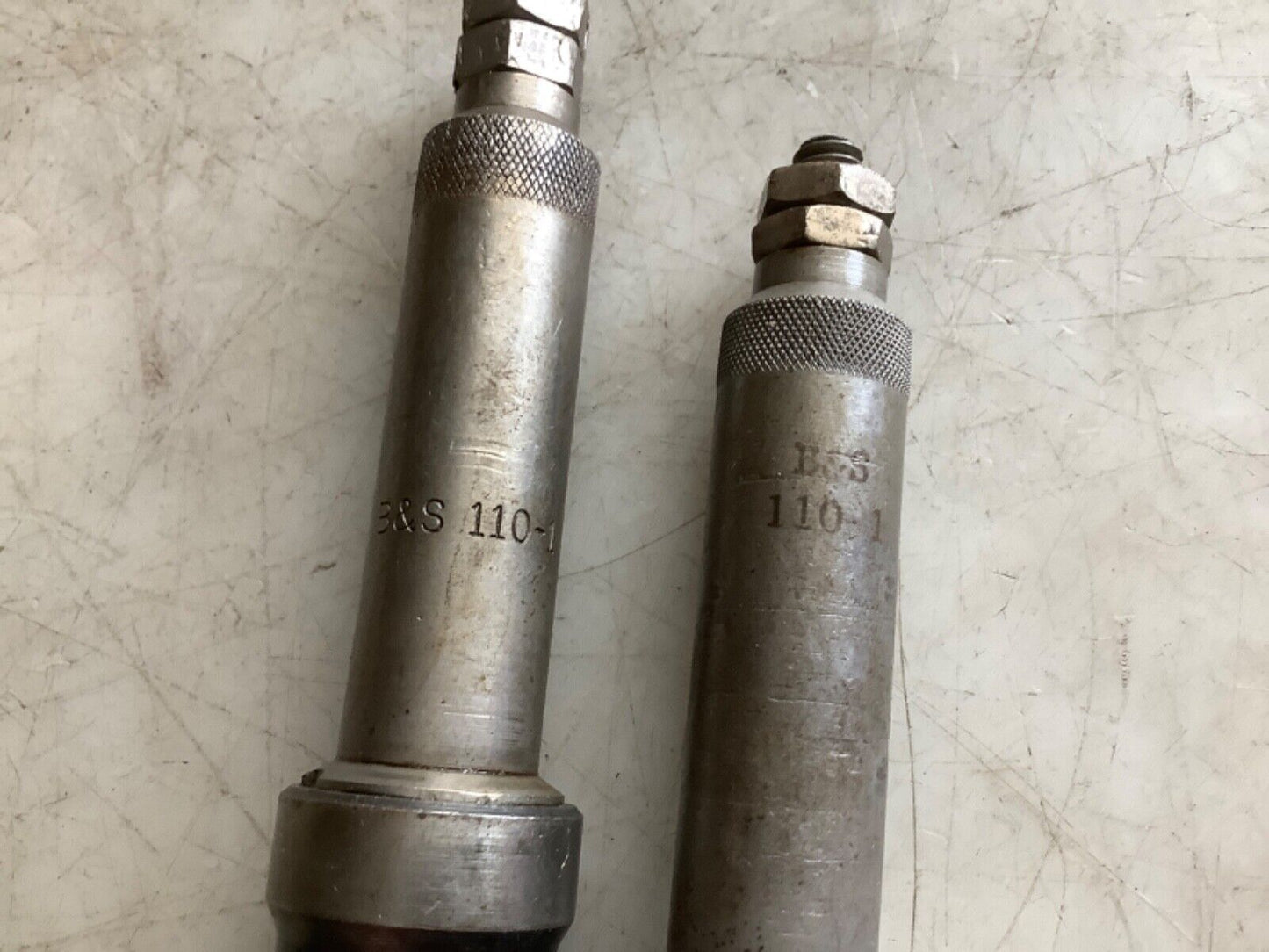 BROWN & SHARPE 110-1 SPRING EJECTOR STOP W/ 30 COLLET 9/64IN 333 - QTY 2