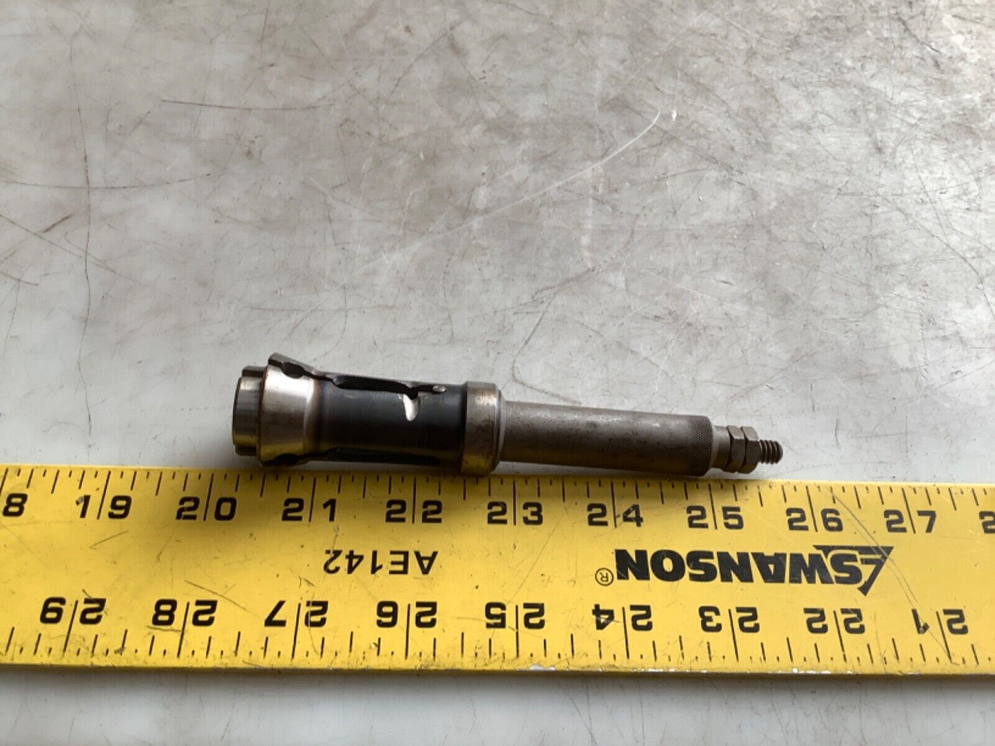 BROWN & SHARPE 372-110-1 SPRING EJECTOR STOP W/ HARDINGE 10 COLLET 23/64IN 333