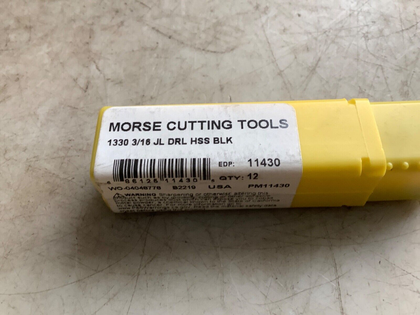 MORSE 11430 1330 JOBBER LENGTH DRILL 3/16IN 222 - QTY 20