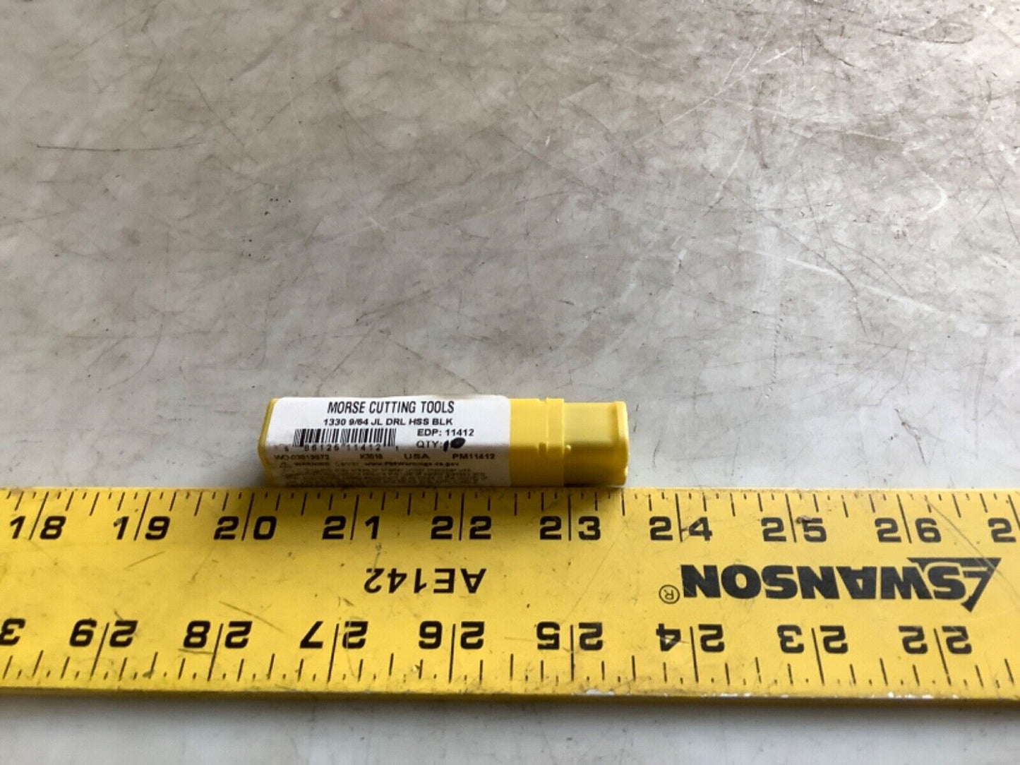 MORSE 11412 1330 JOBBER LENGTH DRILL 9/64IN 222 - QTY 10