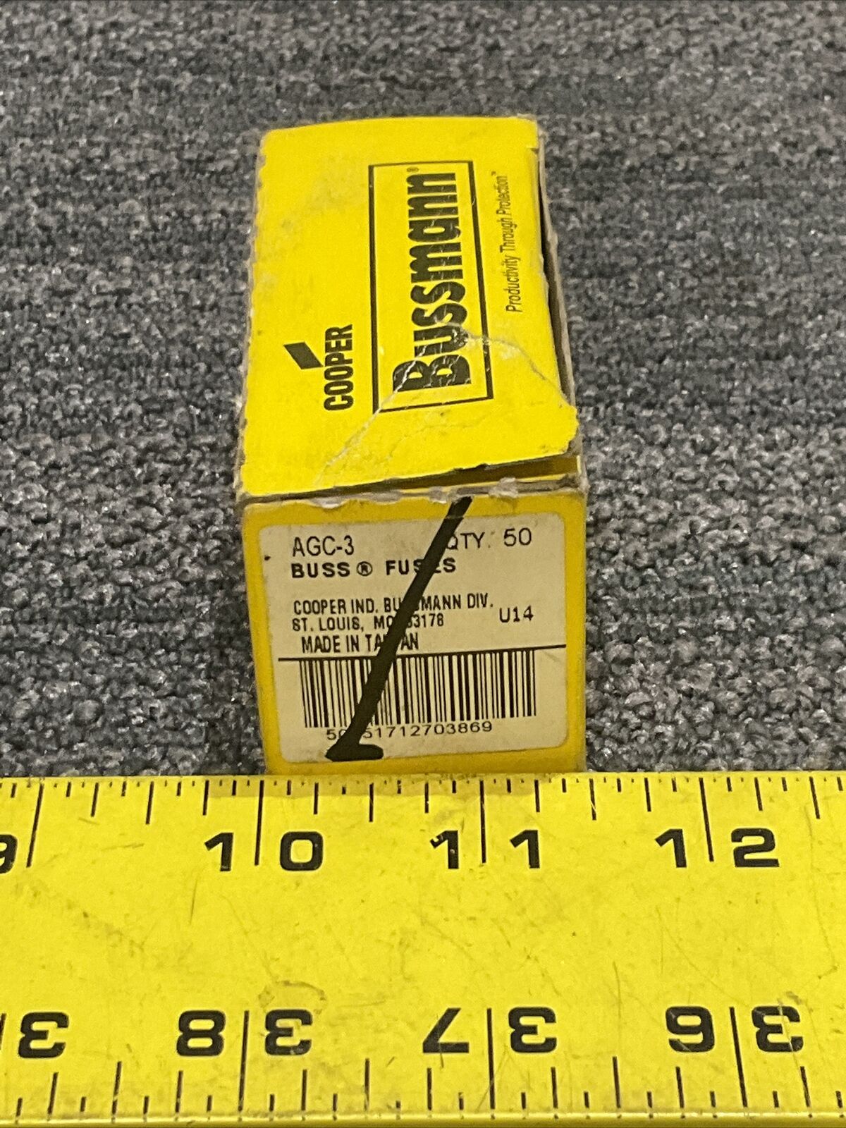 BUSSMANN AGC-3 BUSS FUSES 222 LOT OF 50