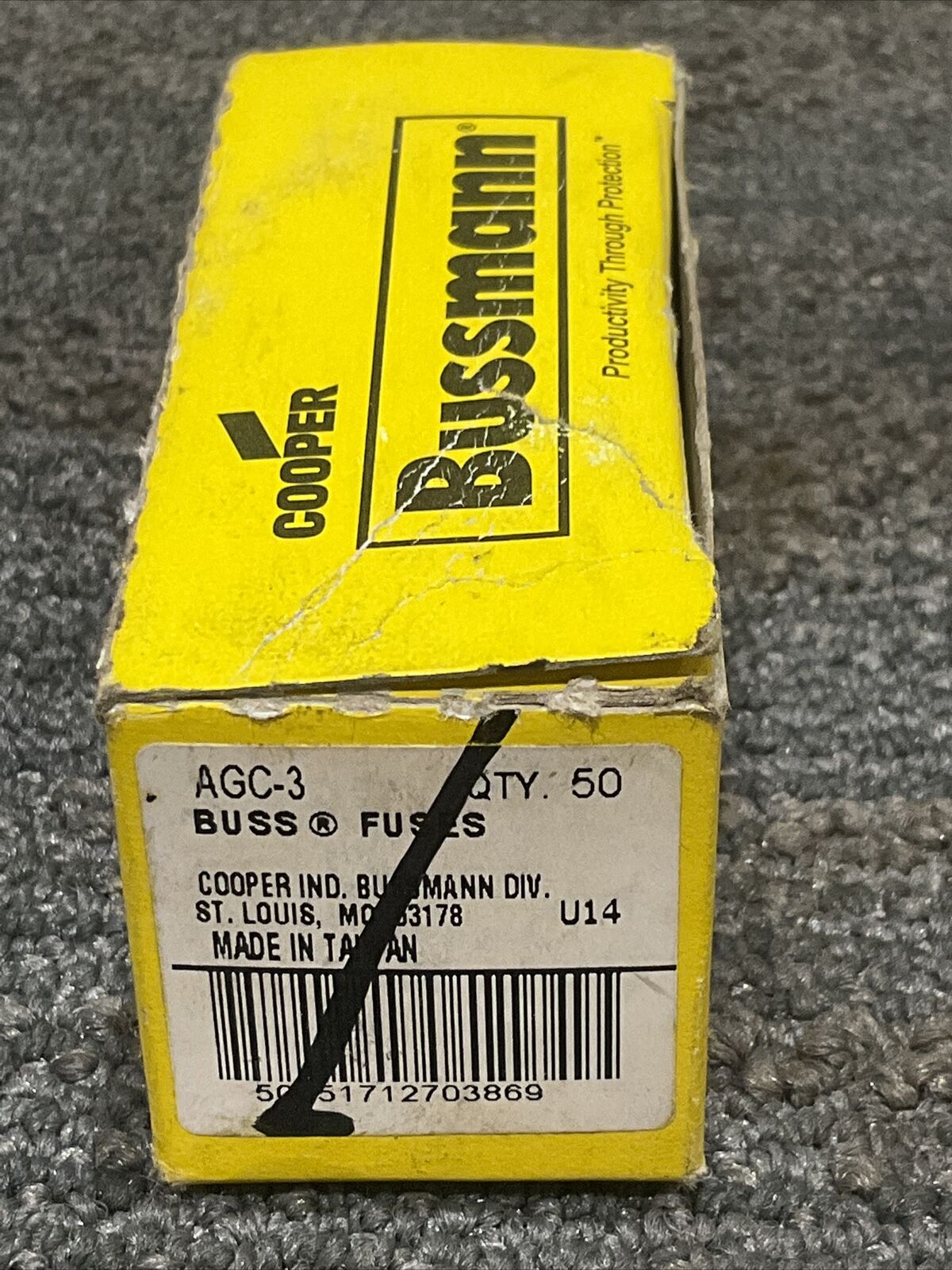 BUSSMANN AGC-3 BUSS FUSES 222 LOT OF 50