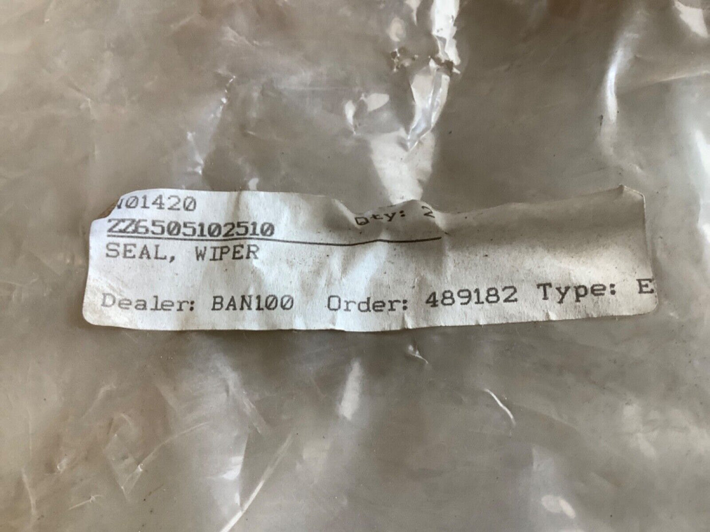 KAWASAKI ZZ6505102510 WIPER SEAL 222