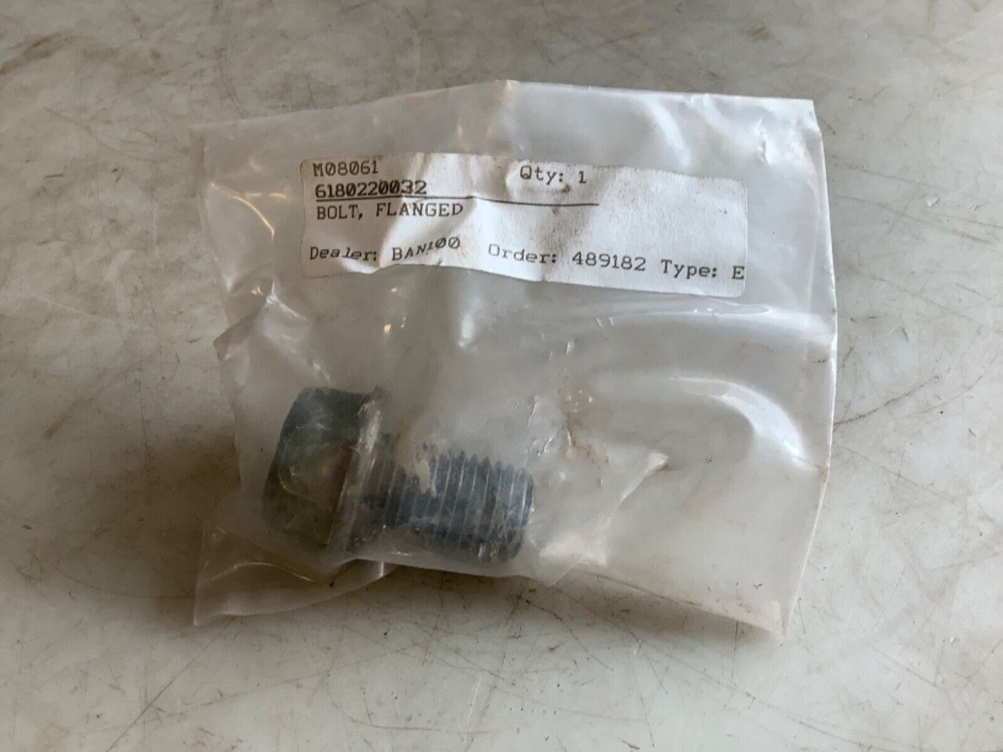 KAWASAKI 6180220032 FLANGED BOLT 222