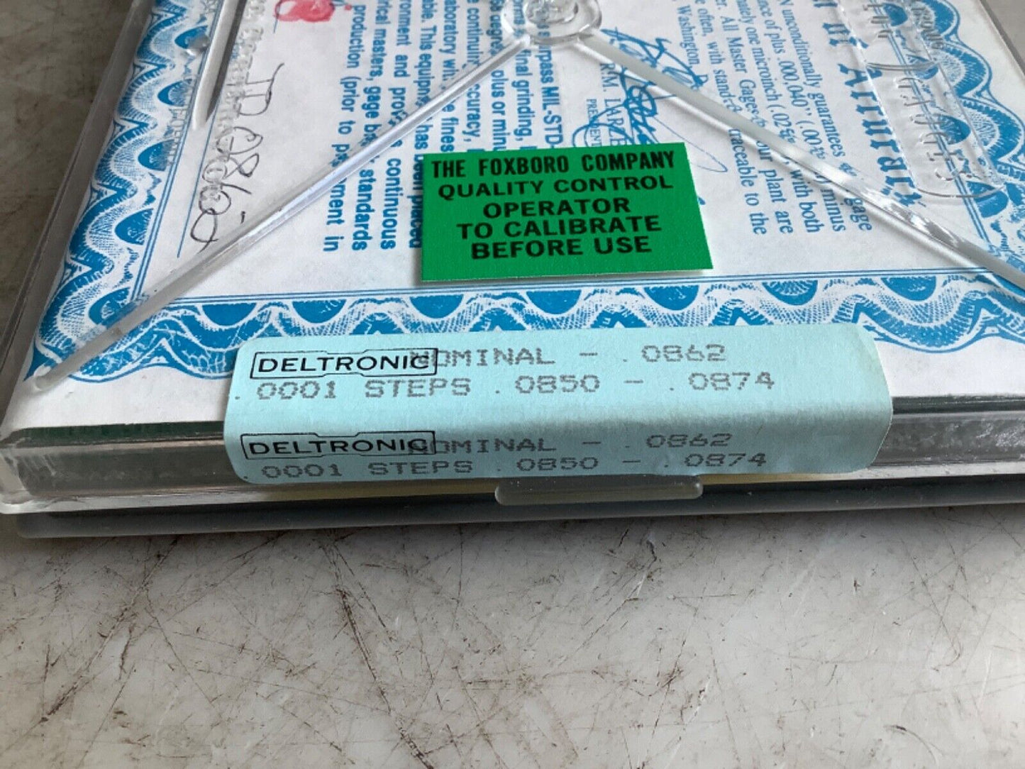 DELTRONIC PIN PLUG GAGE SET .0850-.0874 333 - QTY 25