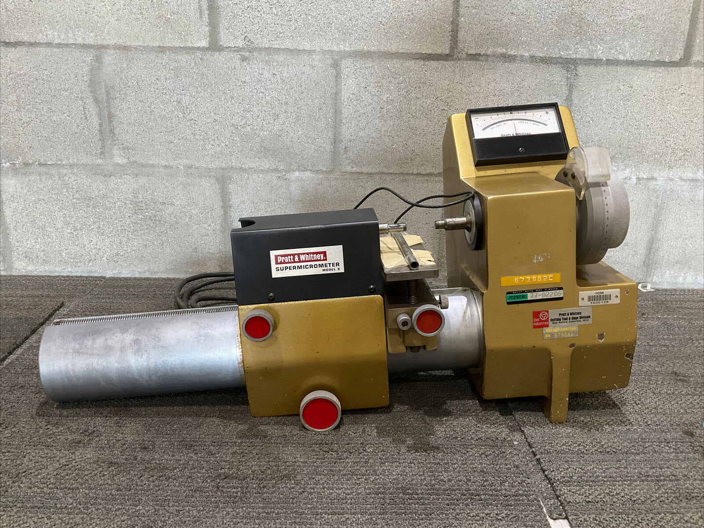PRATT AND WHITNEY SUPERMICROMETER MODEL B