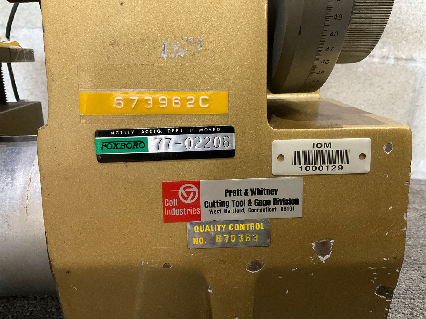 PRATT AND WHITNEY SUPERMICROMETER MODEL B