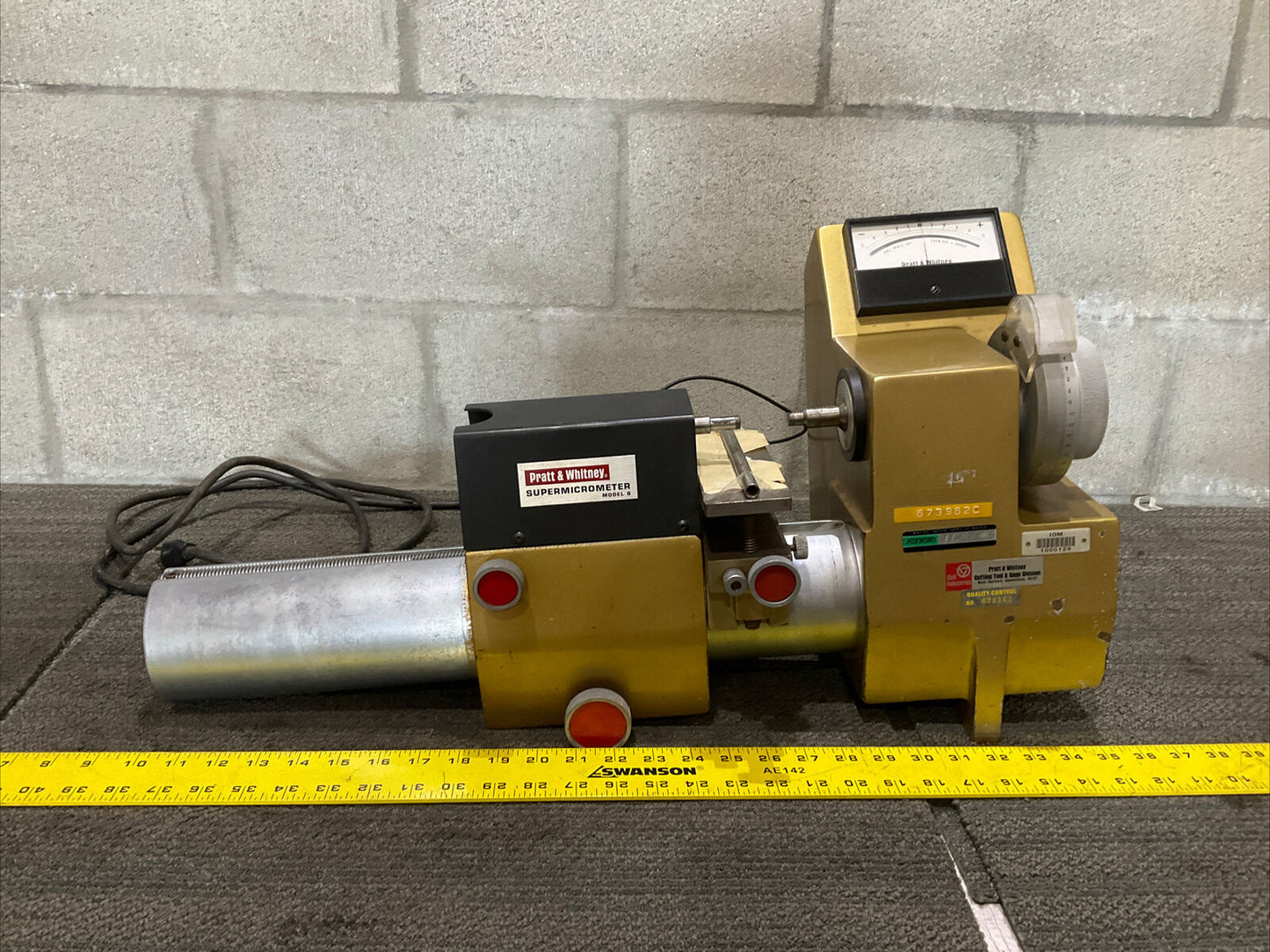 PRATT AND WHITNEY SUPERMICROMETER MODEL B