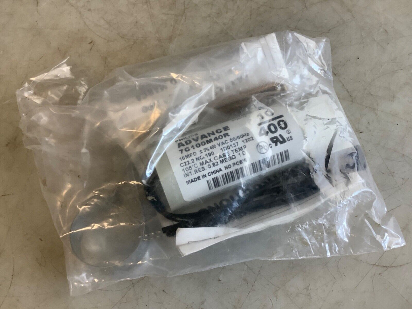 PHILIPS 7C100M40R CAPACITOR KIT 222