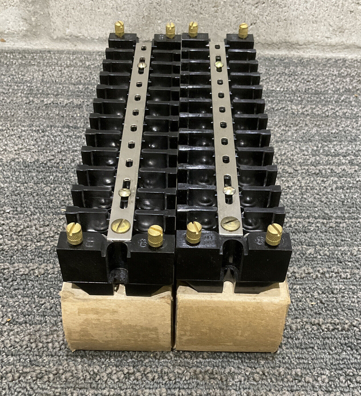 GE GENERAL ELECTRIC 183B4226 P-4 CIRCUIT TERMINAL BLOCK 222 LOT OF 2