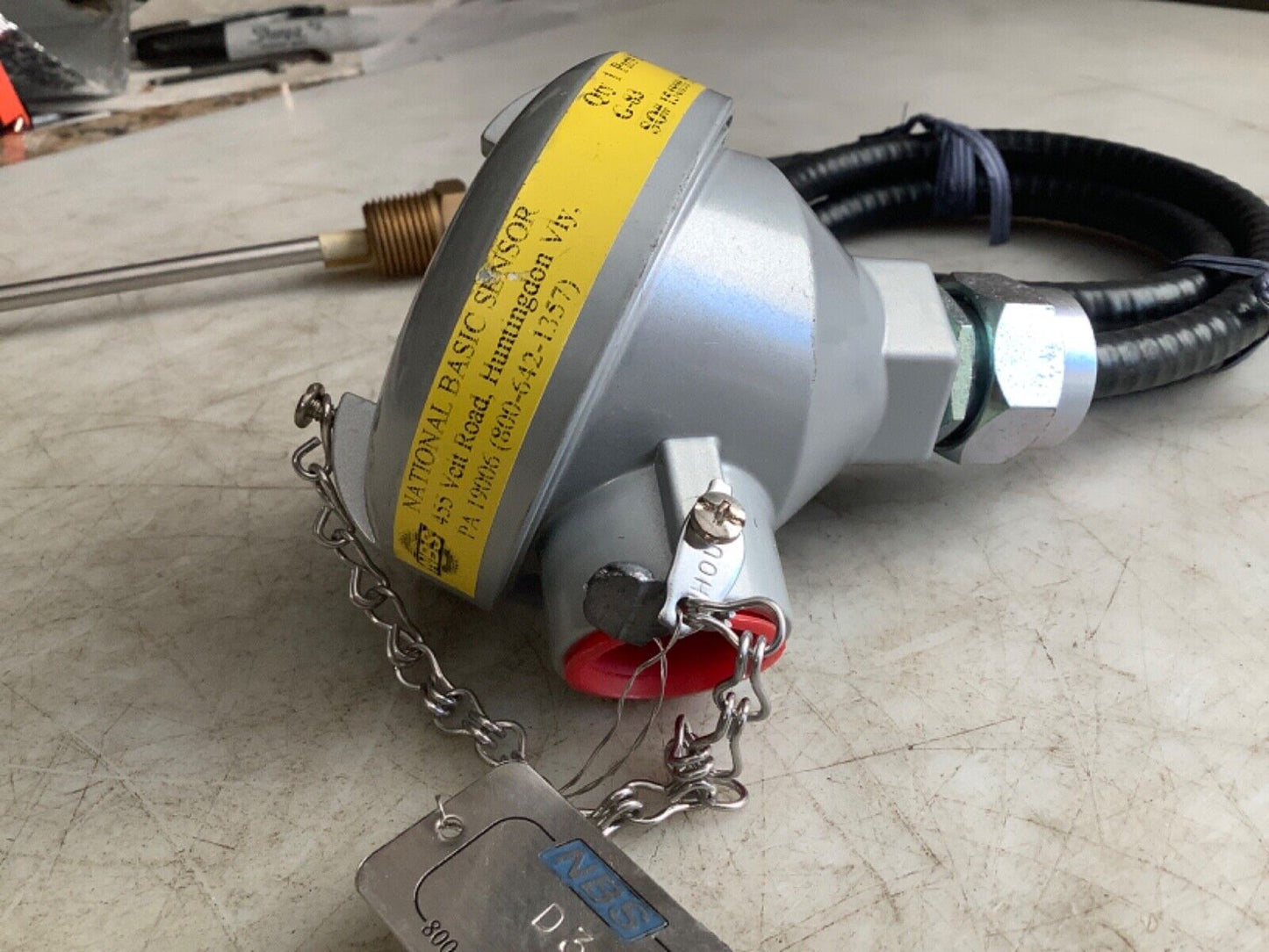 NBS NATIONAL BASIC SENSOR D345360 DWG 173114-KK-12"-36"-0-1-G-83 THERMOCOUPLE