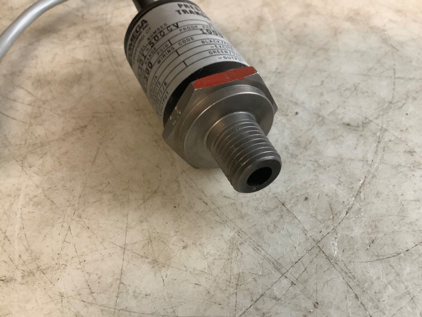 OMEGA PX301-500GV PRESSURE TRANSDUCER 0-500PSIG 10VDC