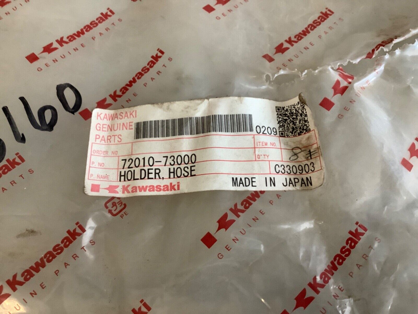 KAWASAKI 72010-73000 HOSE HOLDER 222 - QTY 5