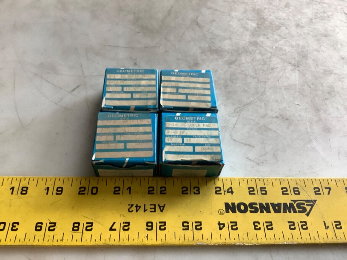 GREENFIELD 099660 THREAD CHASER 5/16 DS SUPER 4-43NF 45 CHAM 15FG 333 LOT OF 4