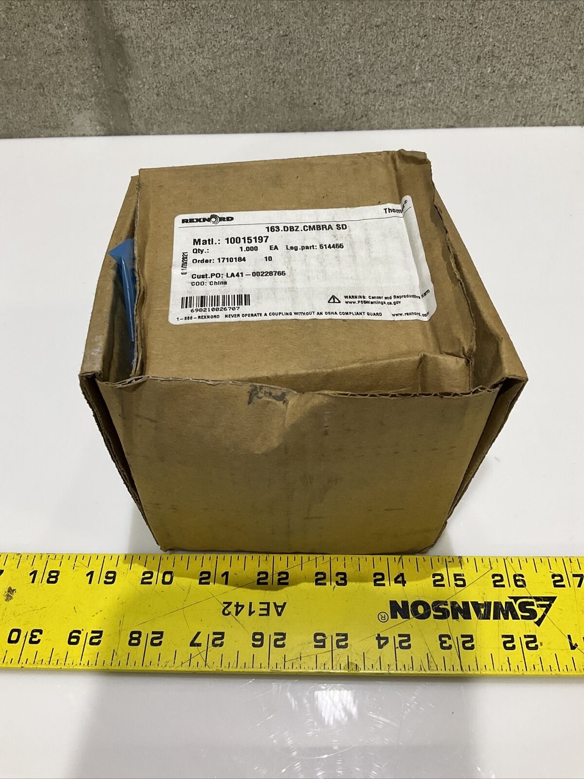 REXNORD 10015197 163.DBZ.CMBRA DISC COUPLING MEMBER CENTER ASSEMBLY 678