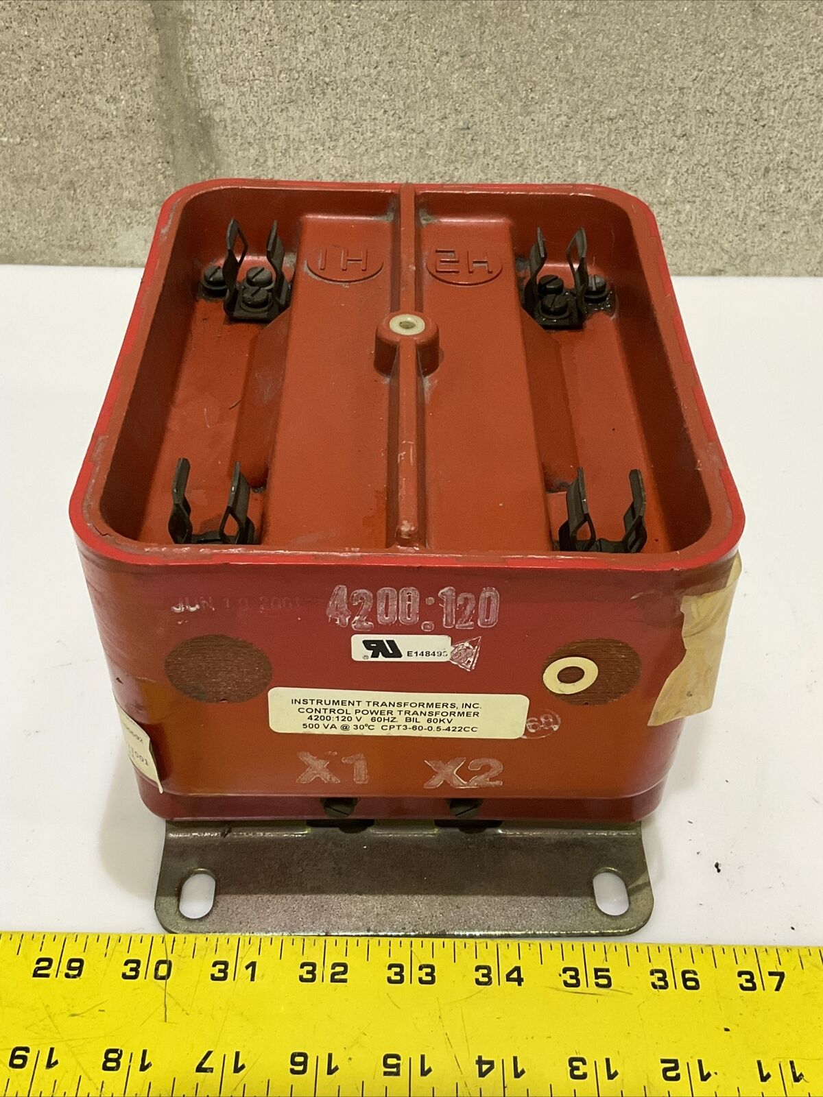 ITI TOSHIBA HOUSTON CPT3-60-SD0265 PC33240P106 CONTROL POWER TRANSFORMER 678