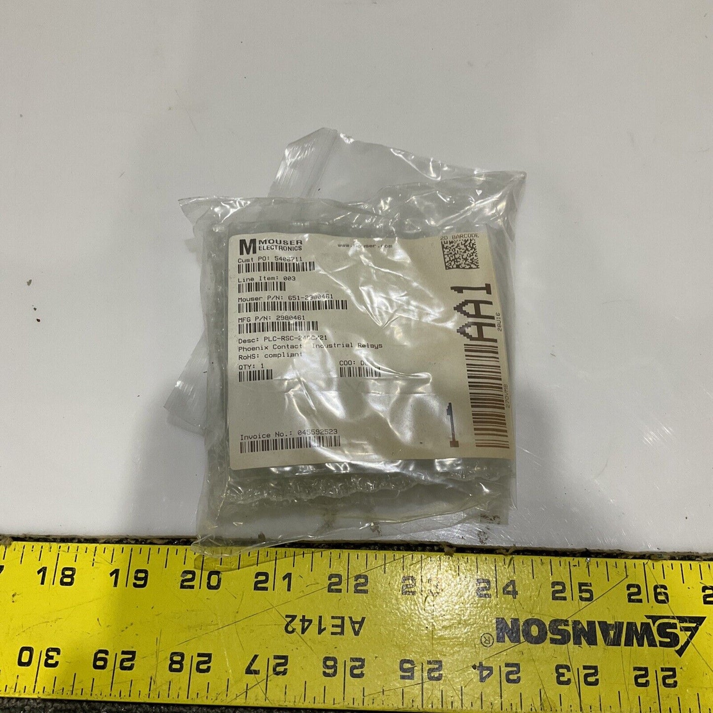 PHOENIX CONTACT PLC-RSC-24DC/21-21/ATX INDUSTRIAL RELAY 678