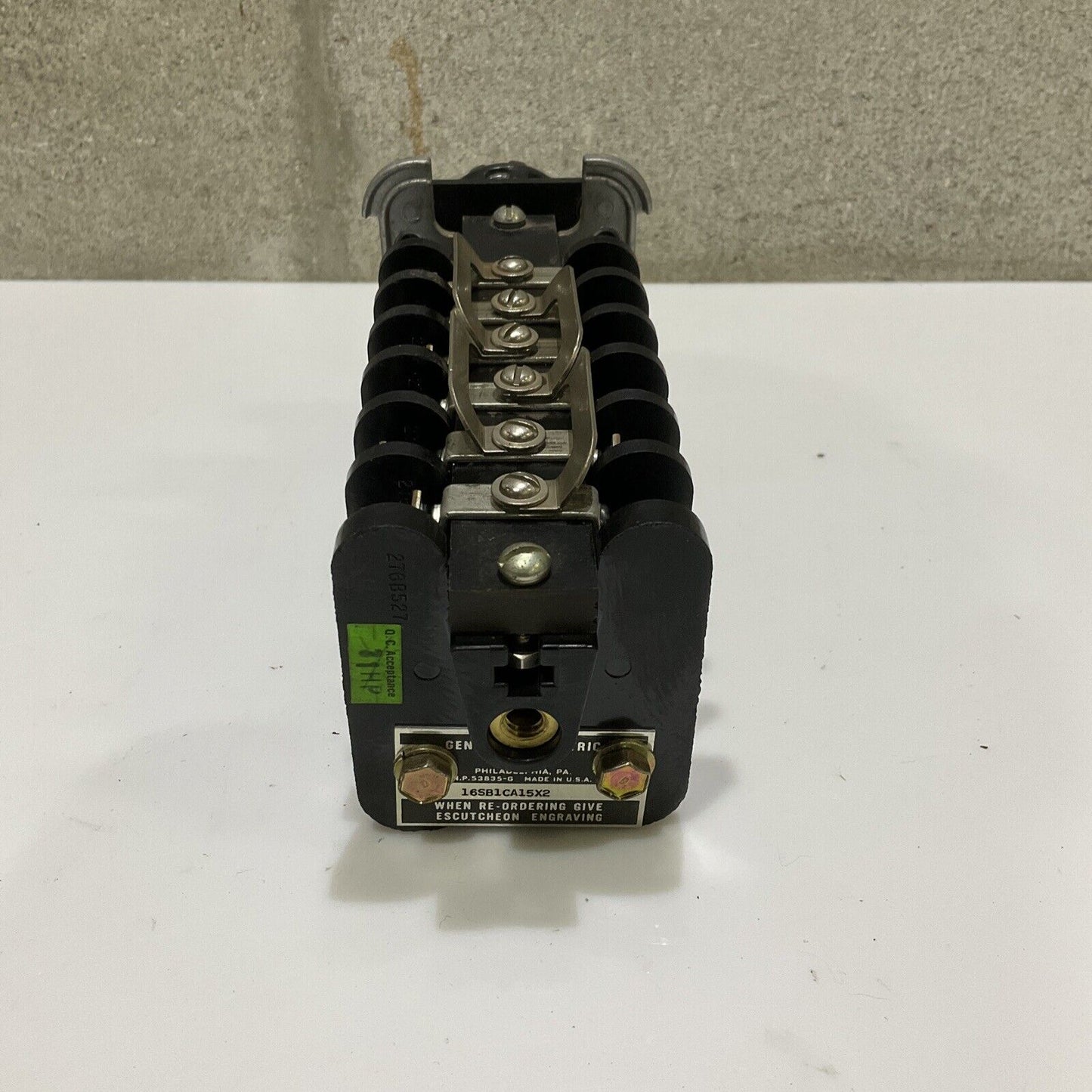 GENERAL ELECTRIC GE SB-1 16SB1CA15X2 53835-G SWITCH 678