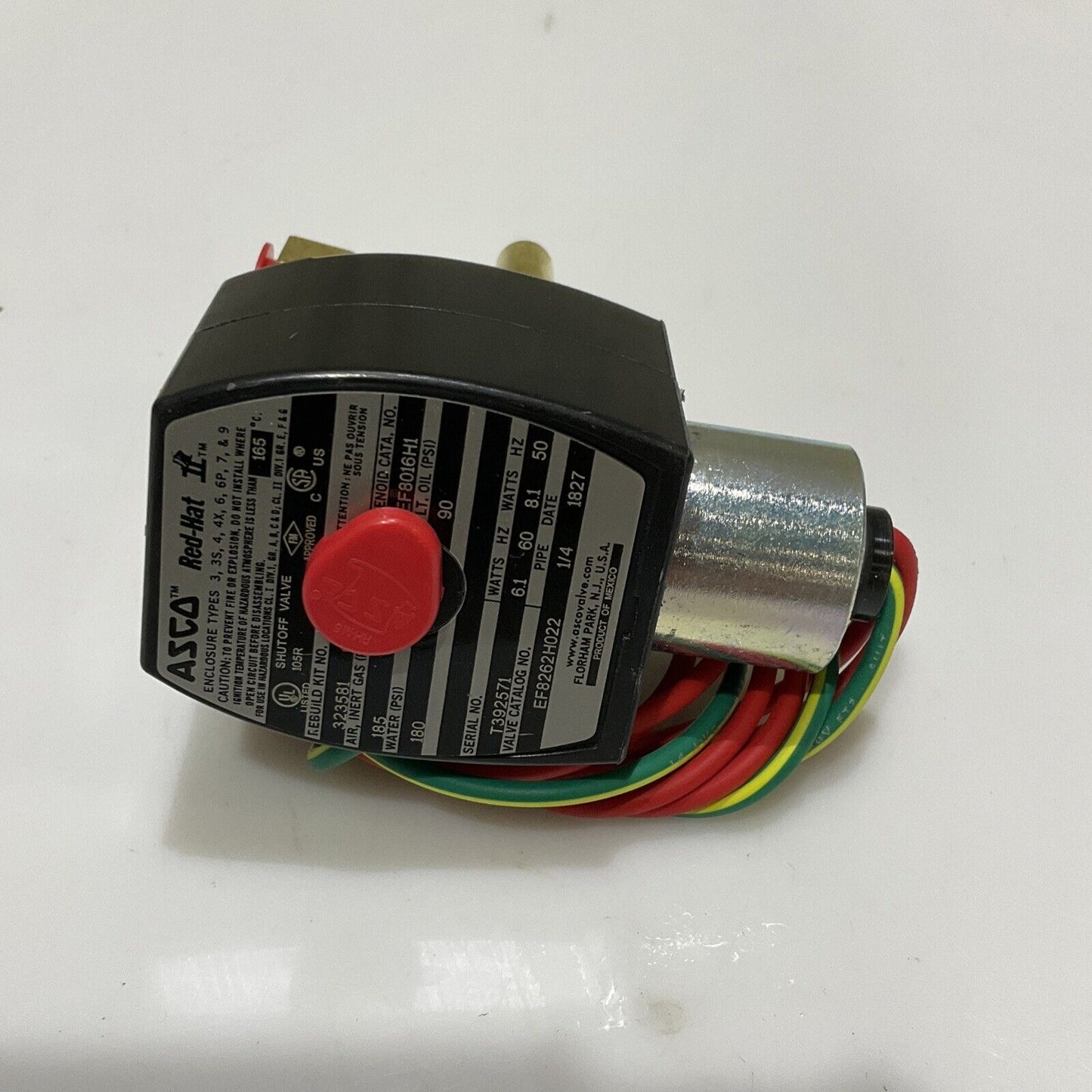 ASCO EF8262H022 SOLENOID VALVE 678
