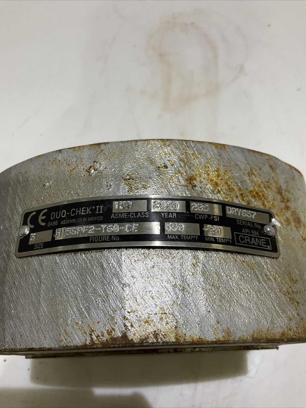 DUO-CHEK II 3H15SPF2-T60-CE CHECK VALVE 3IN 150 LB 678