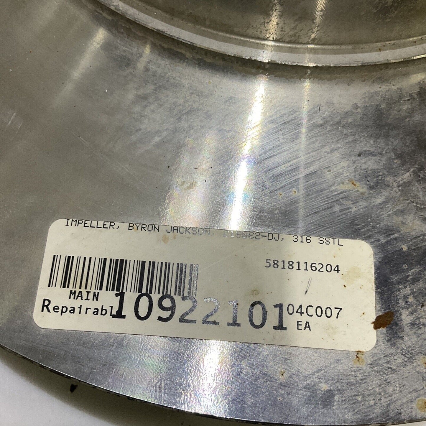 RUHRPUMPEN 218062-DJ IMPELLER SJA 13.25H MACH 678