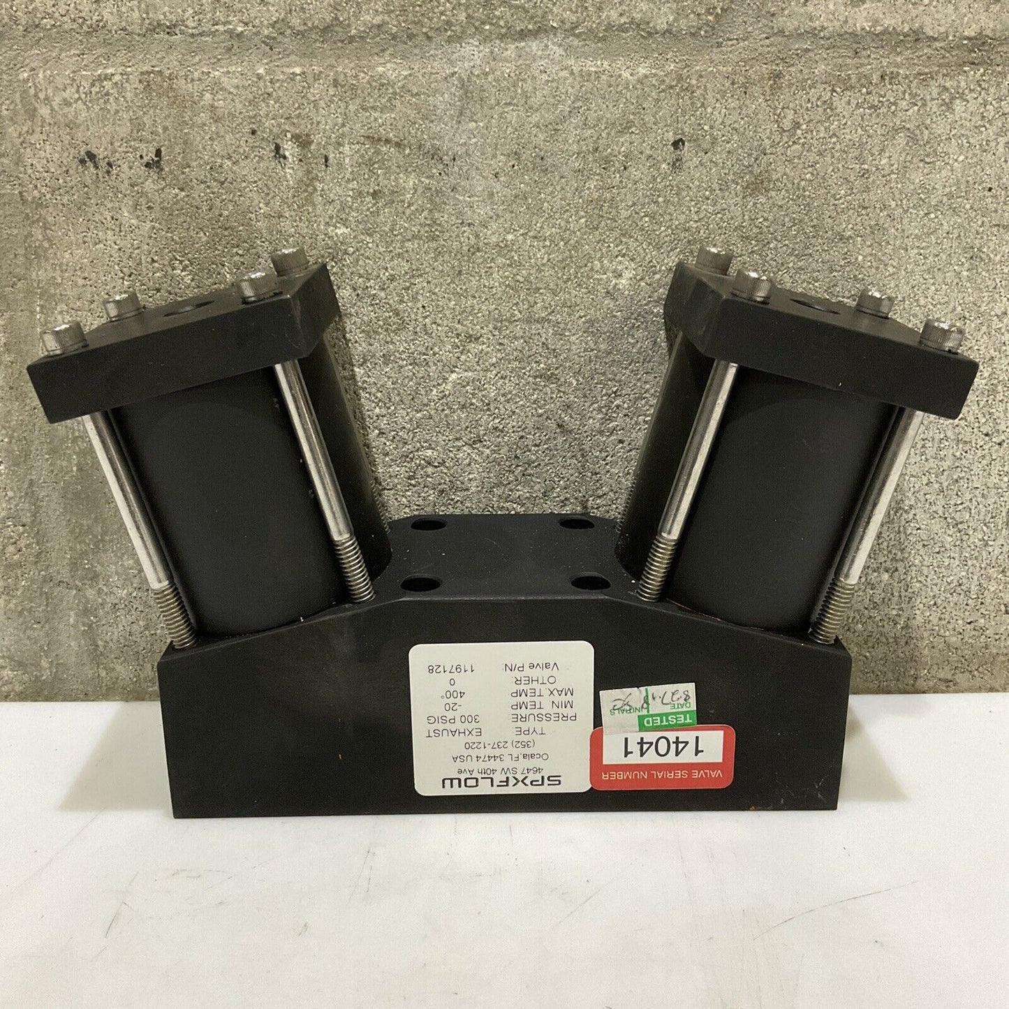 SPXFLOW 1197128 PNEUMATIC PRODUCTS EXHAUST VALVE 1 IN 300 PSIG -20/400 0 678