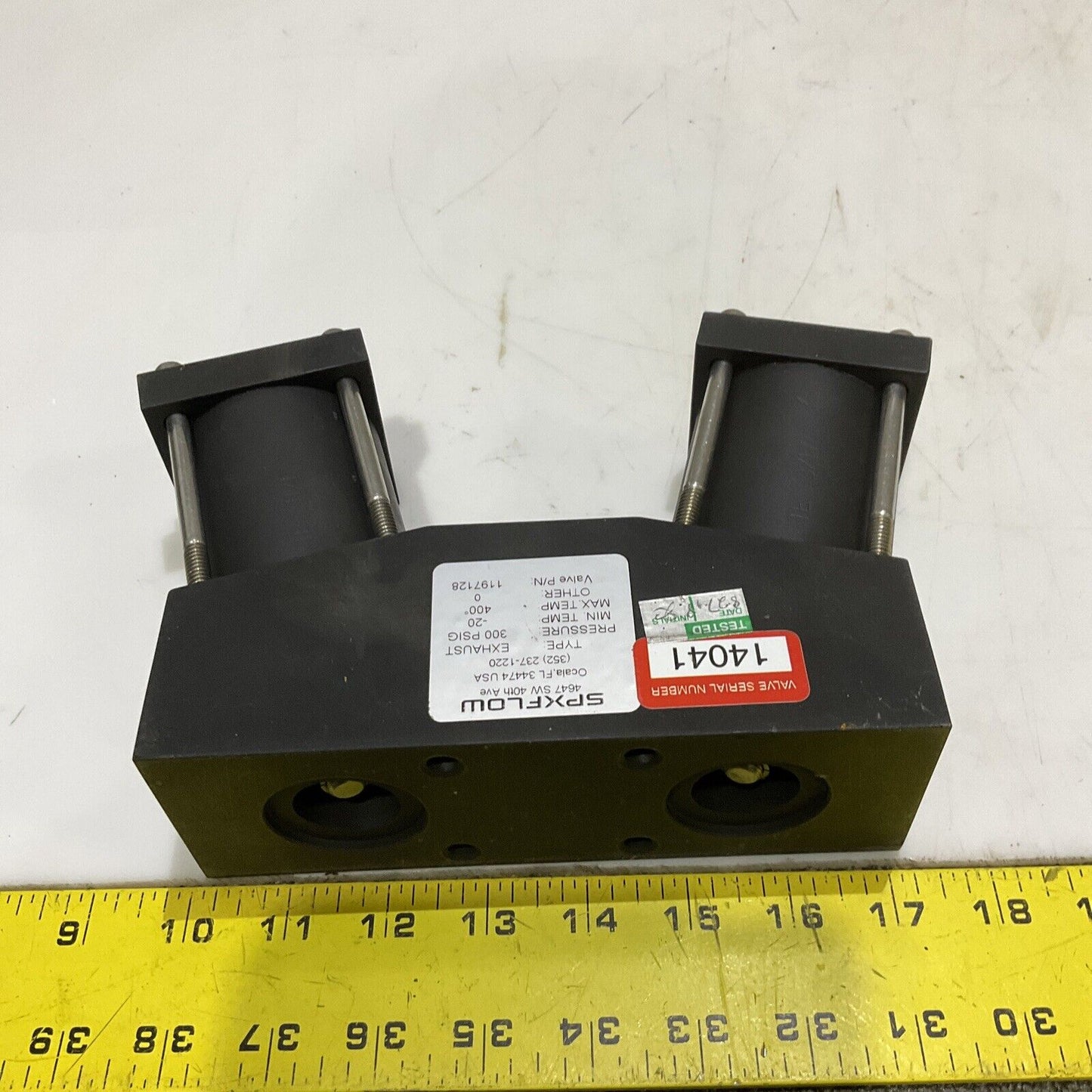 SPXFLOW 1197128 PNEUMATIC PRODUCTS EXHAUST VALVE 1 IN 300 PSIG -20/400 0 678