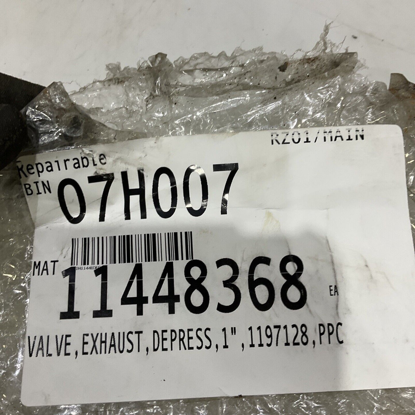 SPXFLOW 1197128 PNEUMATIC PRODUCTS EXHAUST VALVE 1 IN 300 PSIG -20/400 0 678