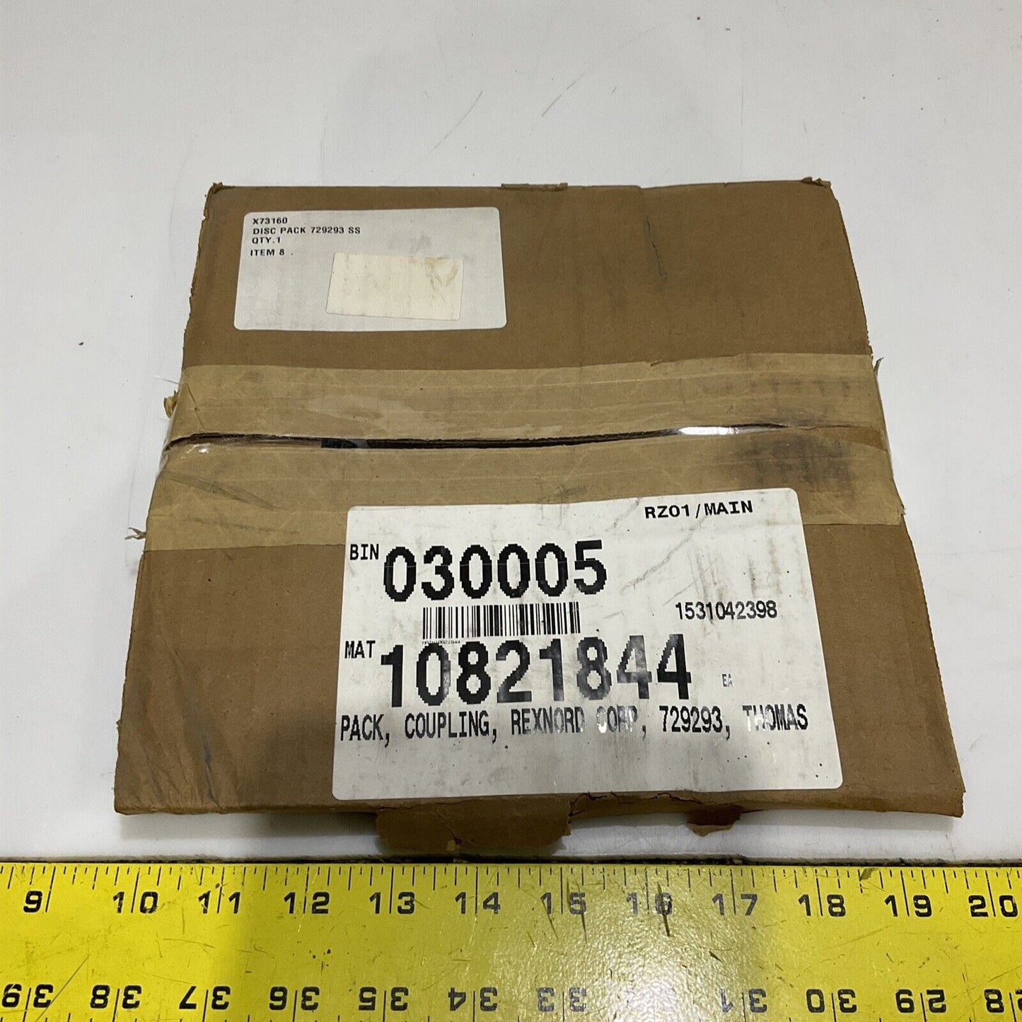REXNORD THOMAS X73160 729293 DISC COUPLING PACK 678