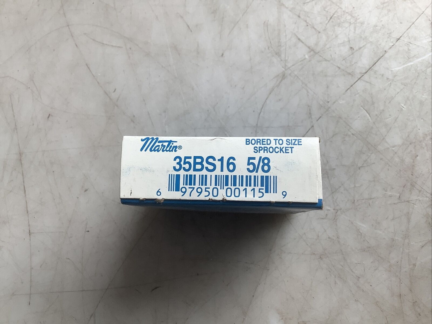 MARTIN 35BS16 5/8 SPROCKET SIZE 35 5/8IN BORE 3/8IN PITCH 16 TEETH 678