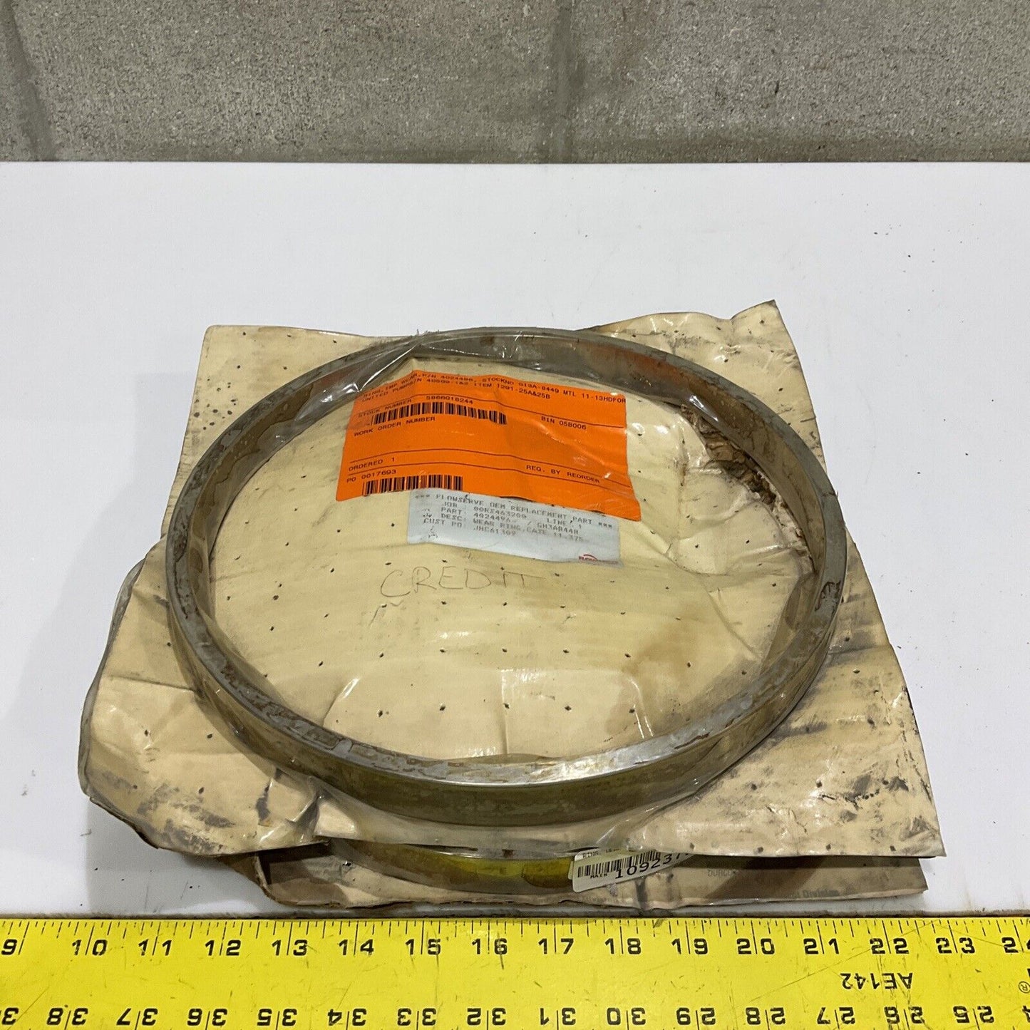 FLOWSERVE 4024496 GH3A8448 IMPELLER WEAR RING 678 LOT OF 2