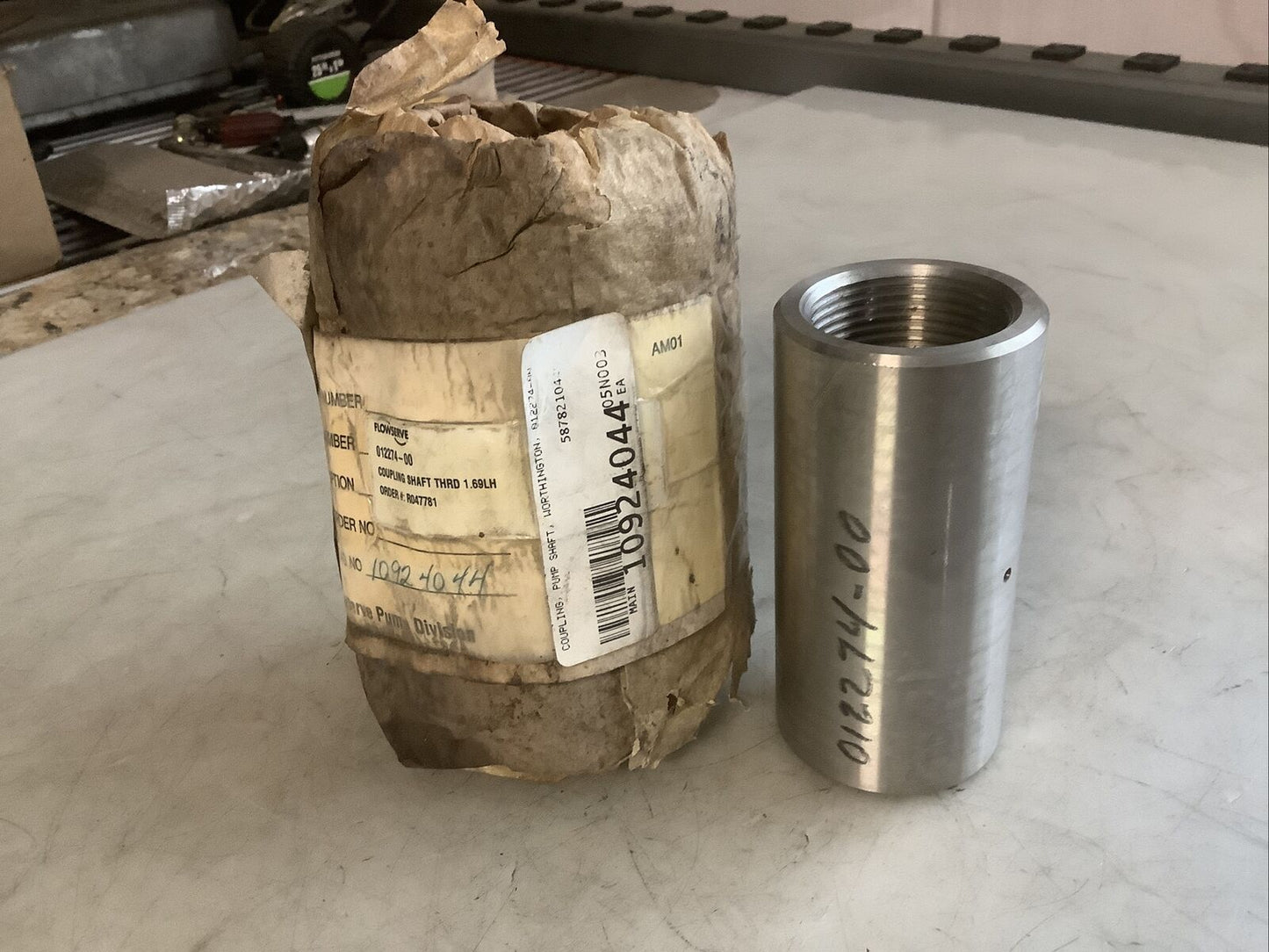 FLOWSERVE 012274-00 THREADED COUPLING SHAFT 1.69LH 678